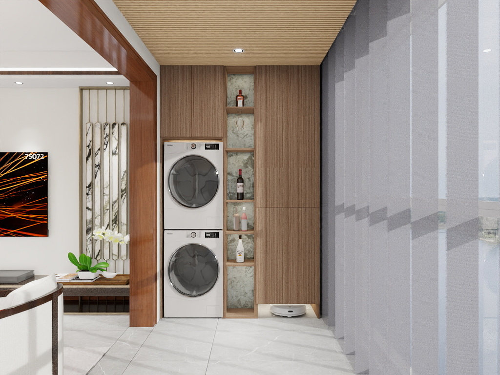 尼赛特装饰11佰丽爱家-天宸一品  138 户型  中古风-装修设计方案