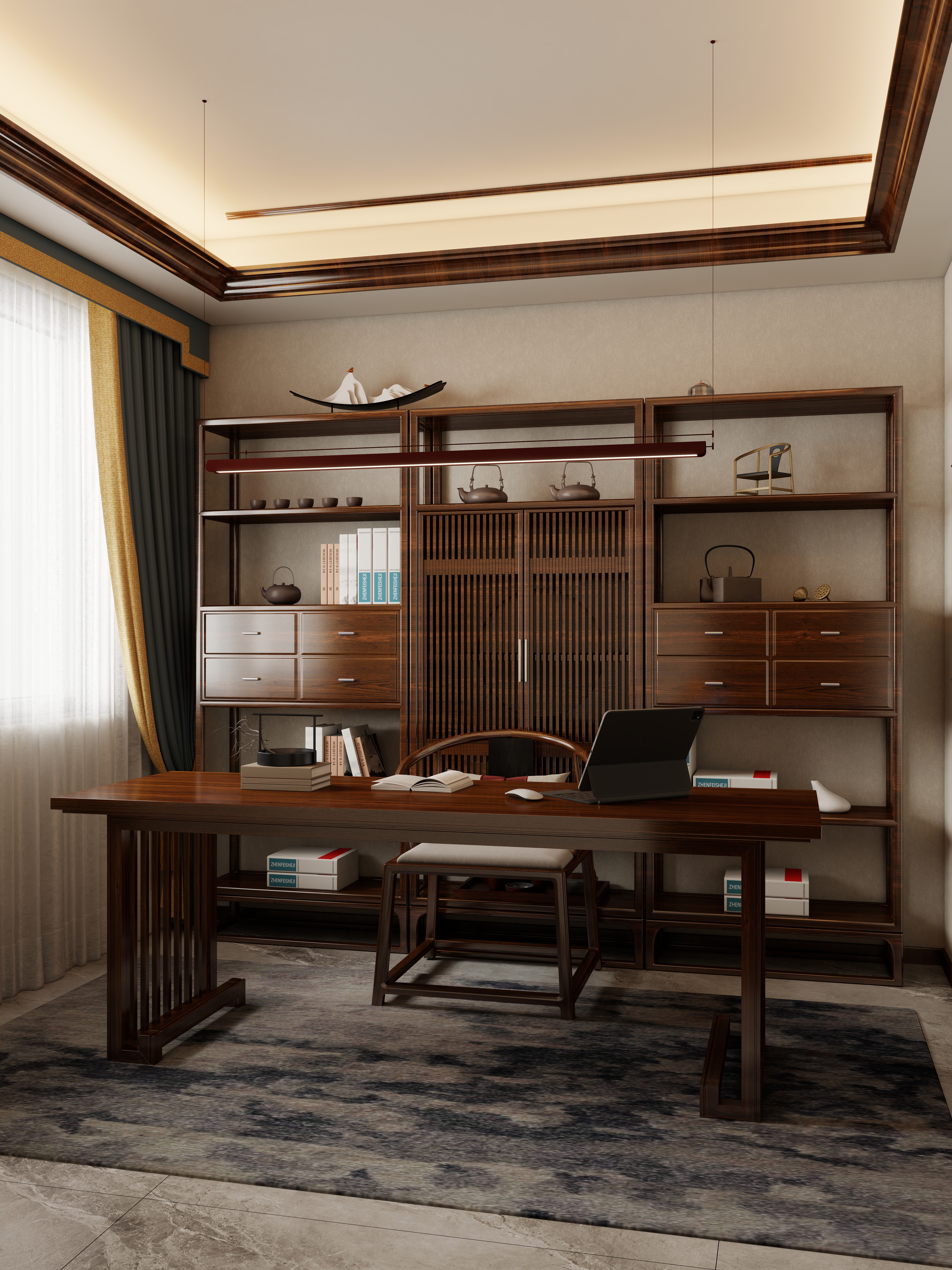 有点设计事务所-紫云兰庭116㎡装修效果图