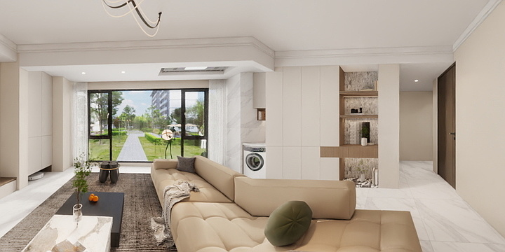 LCQ全案设计师-旭辉中心-105户型（宽厅）-装修设计方案