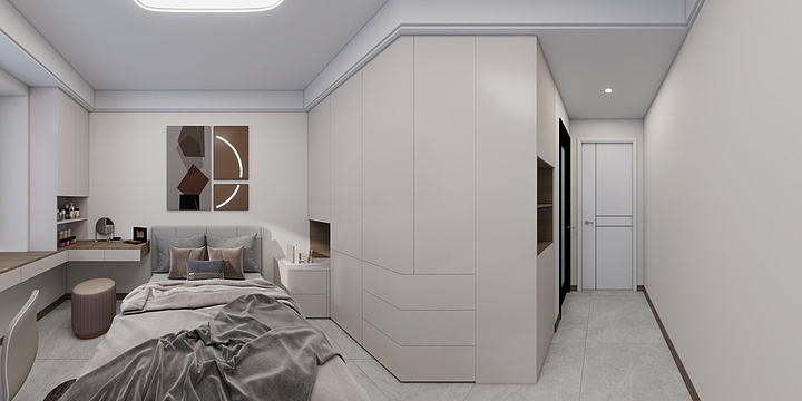 DilnChang-万田金樽府-现代简约-装修设计方案