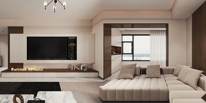 全屋定制hower-未来城市DK3-橱柜布局图-装修设计方案