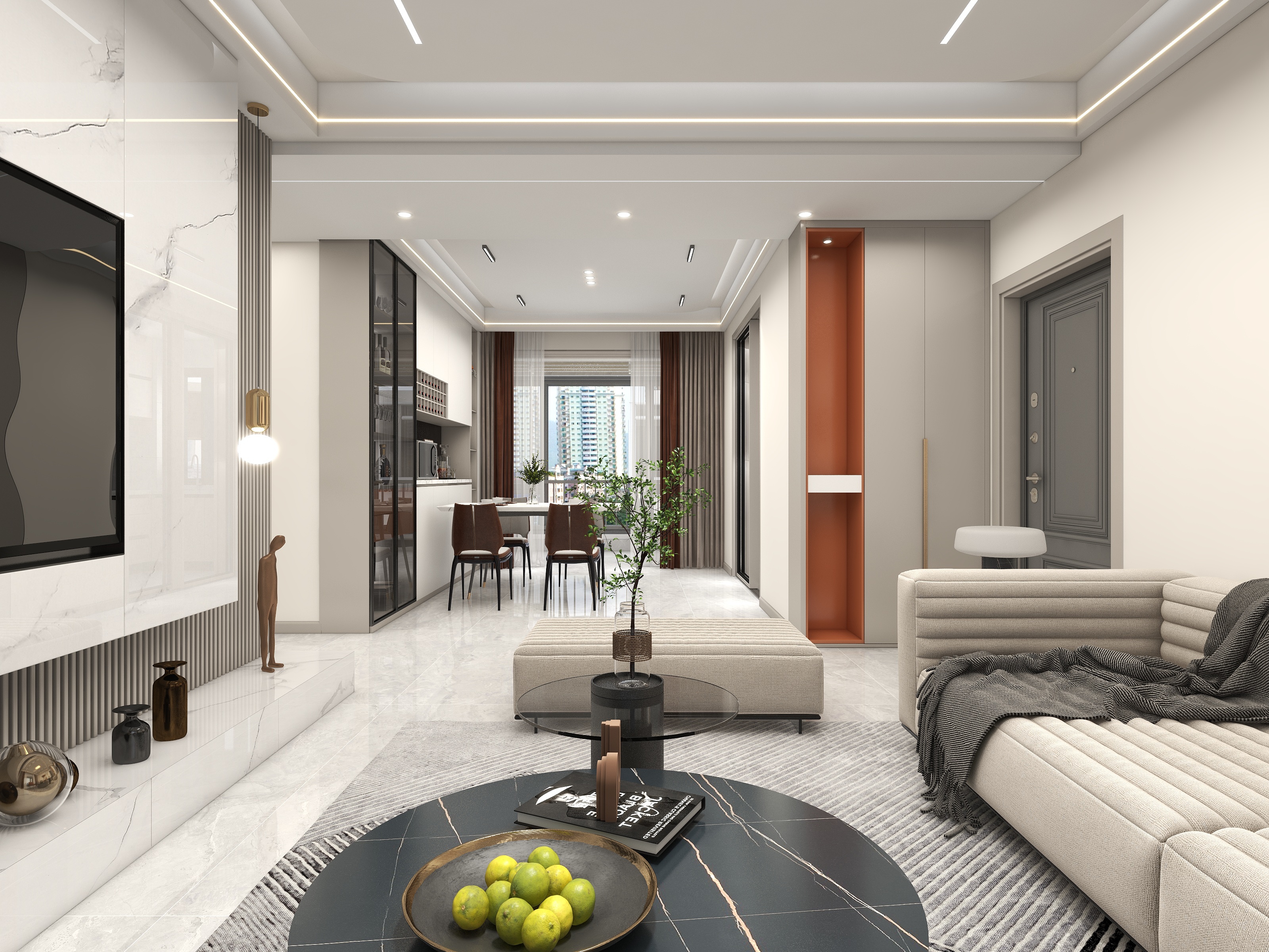 南阳装饰-建业碧桂园·龙悦城136㎡-装修设计方案