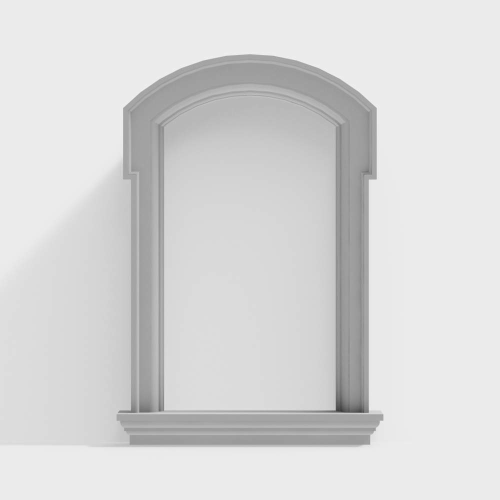 窗框3D模型