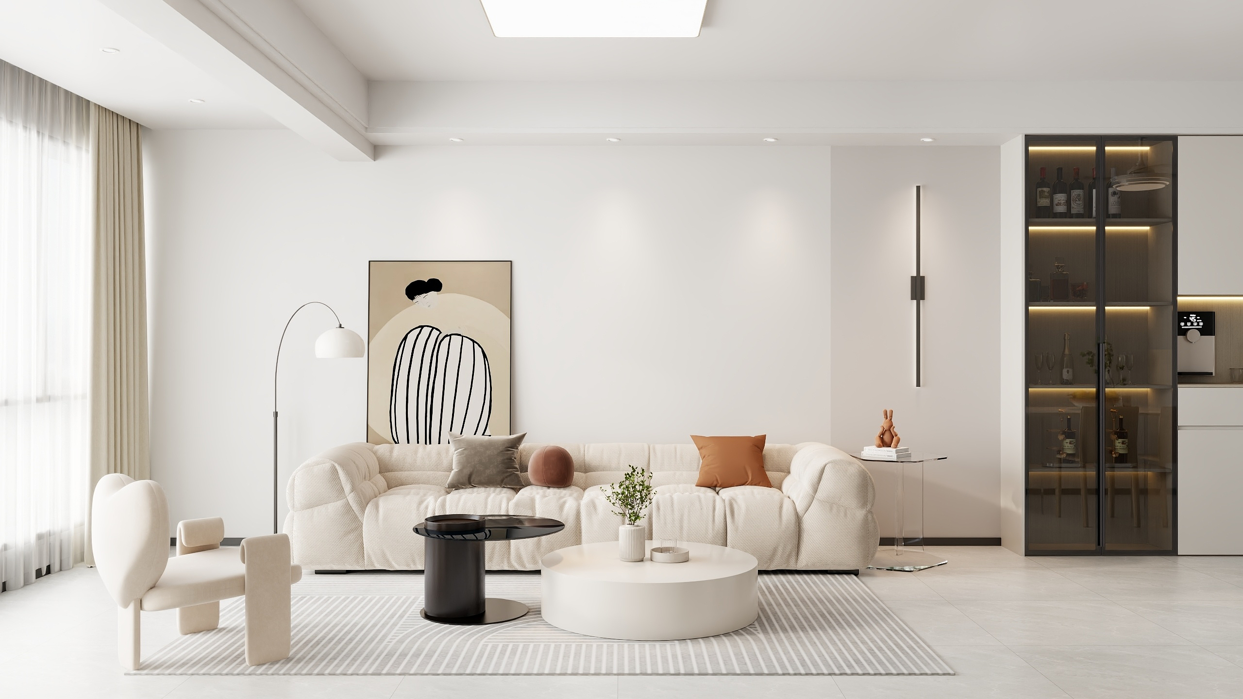 王玻-89㎡3室-装修设计方案