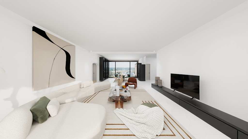 圣都主任设计师任梦-花桥棕榈湾130平-装修设计方案