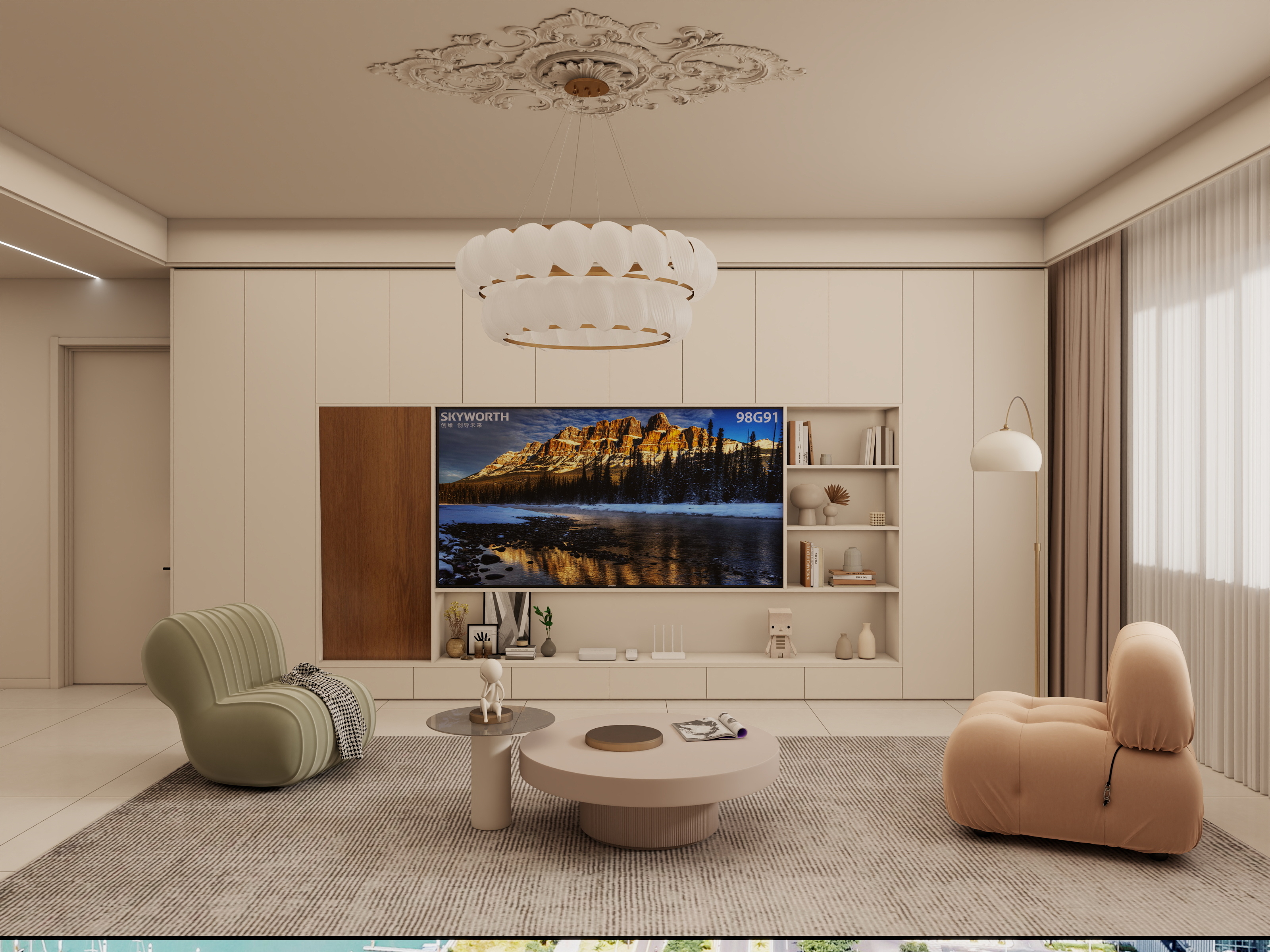 孑孓设计工作室-龙裕街小区115㎡2室-装修设计方案