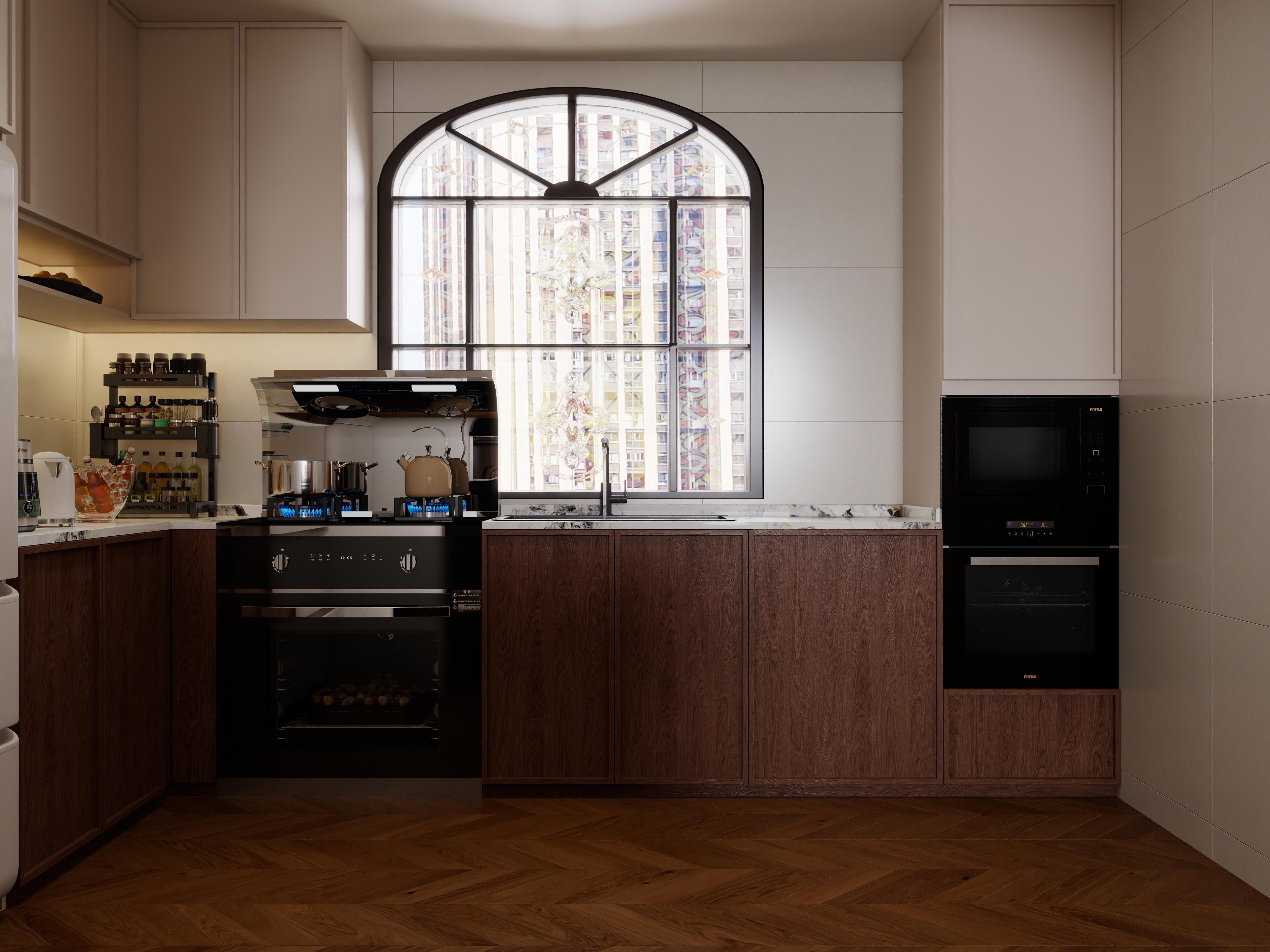 龙珠设计-白庙-中古法式装修效果图