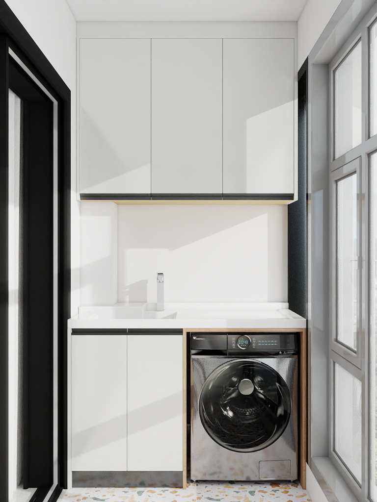 一张不够花-西安水城13栋602建模-装修设计方案