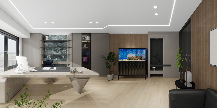 赵峰丨风尚设计-大明宫钻石店A座12A层.-装修设计方案