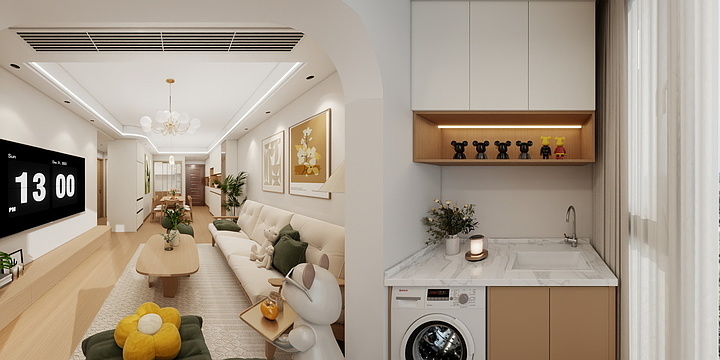 小茴仔-隆生花园雅居-装修设计方案