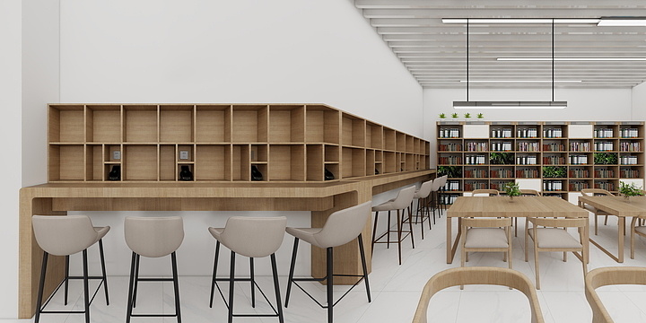 阮阮小仙女wlXA-城市书店-装修设计方案