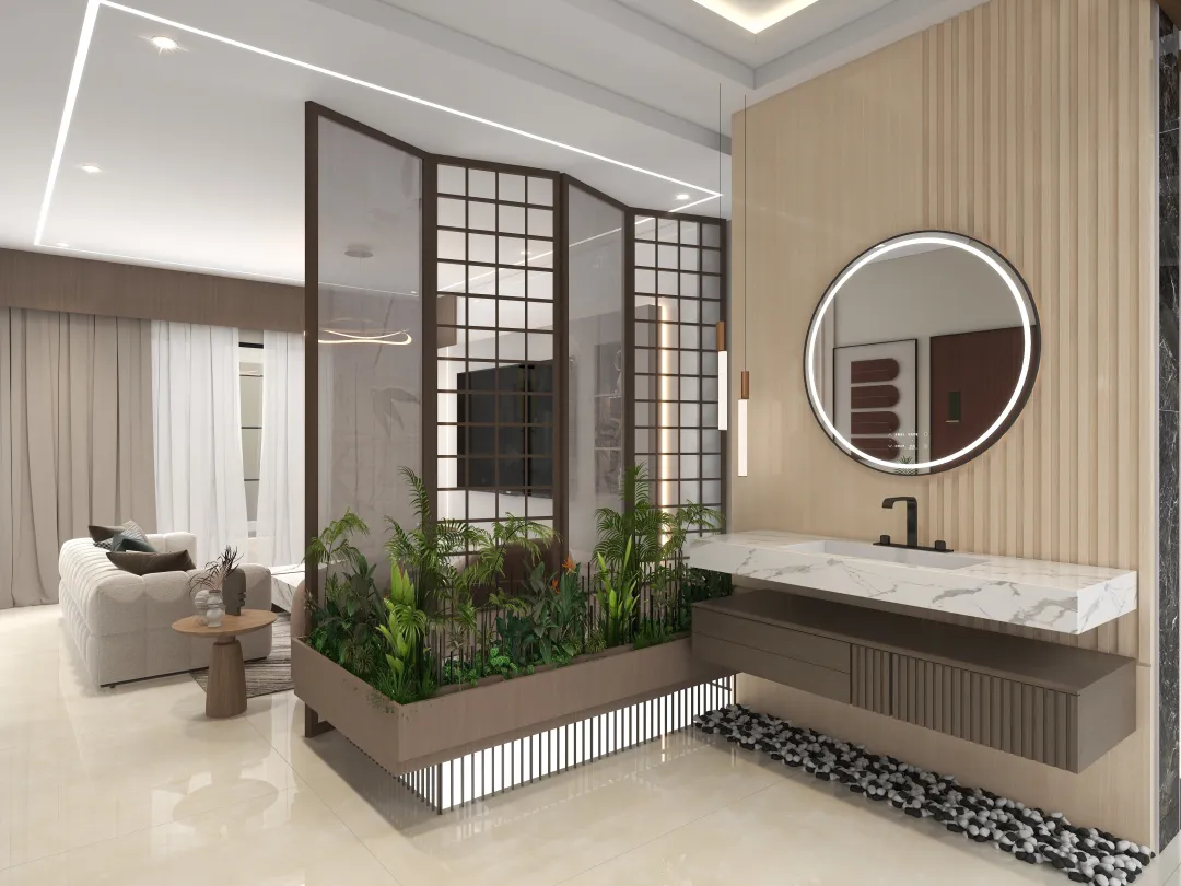 sabithzaabi的装修设计方案:LIVING PLUS DINING AREA