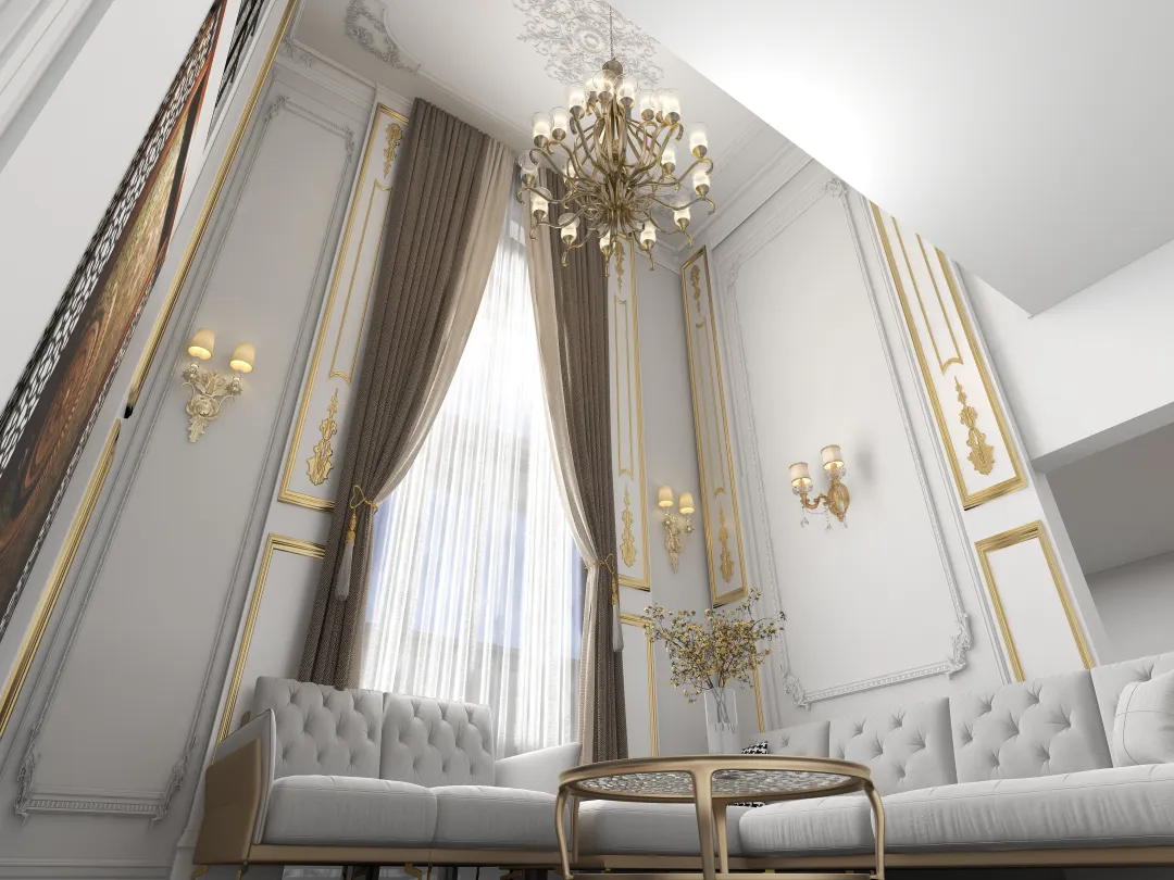 prashantlaur的装修设计方案:French.Style.LivingRoom