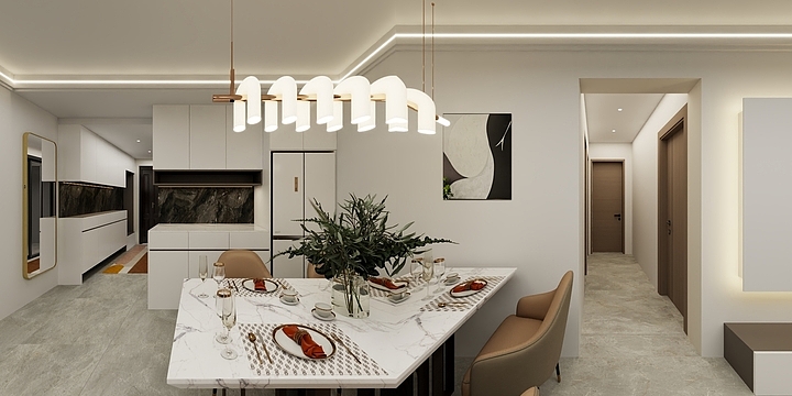 钠兰|兰宇设计-碧桂园  24-1802-115户型-装修设计方案