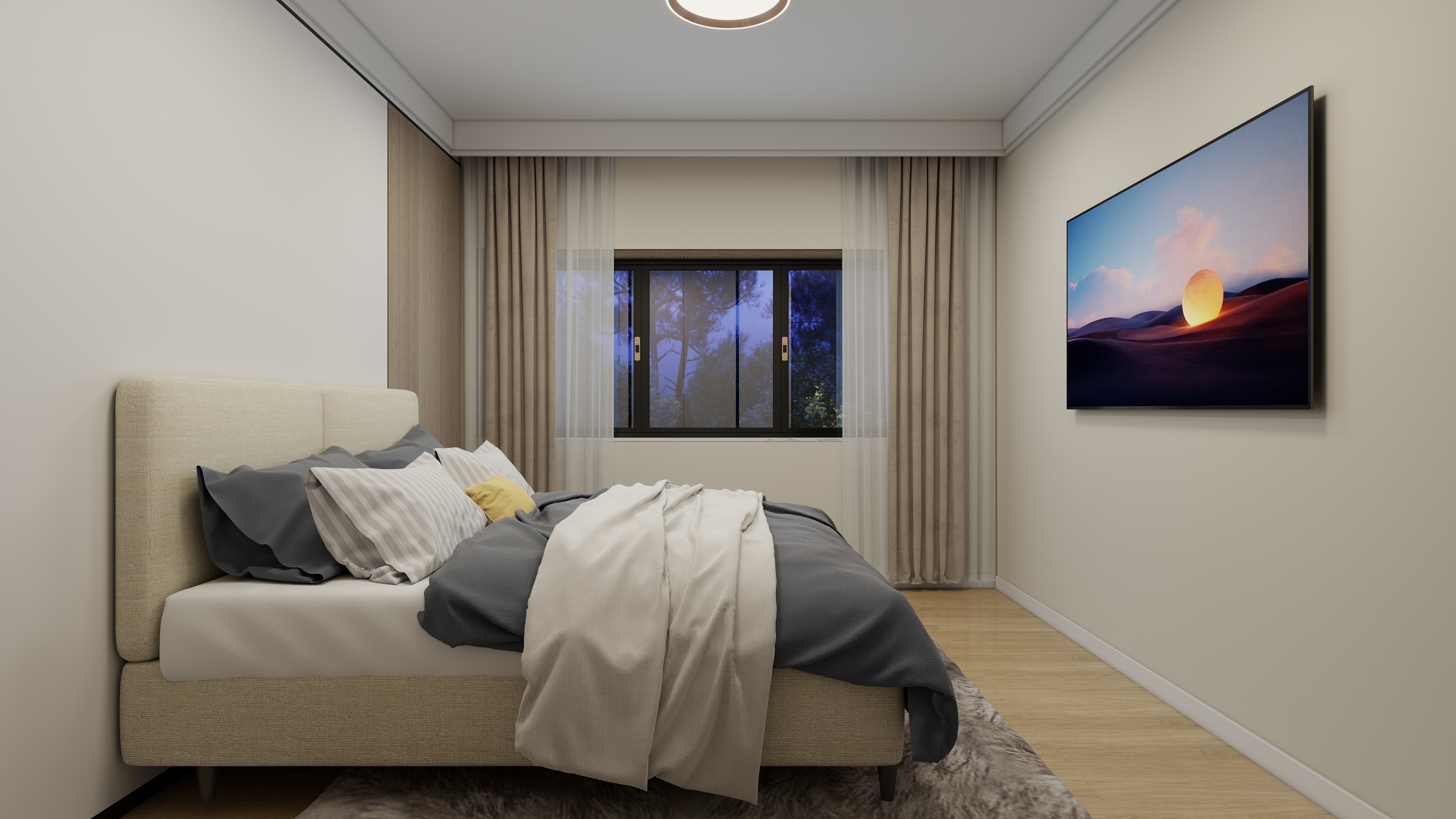 小林改造屋-中德英伦联邦-A区110㎡3室-装修设计方案