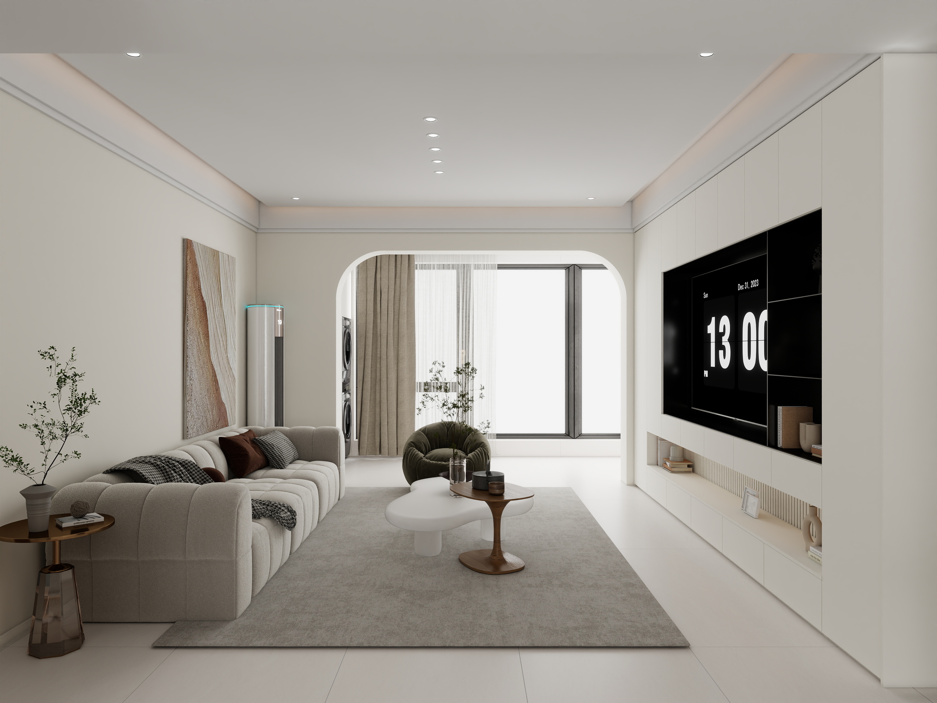 全案设计师艳姐-建业新筑1-1501-法式奶油-装修设计方案