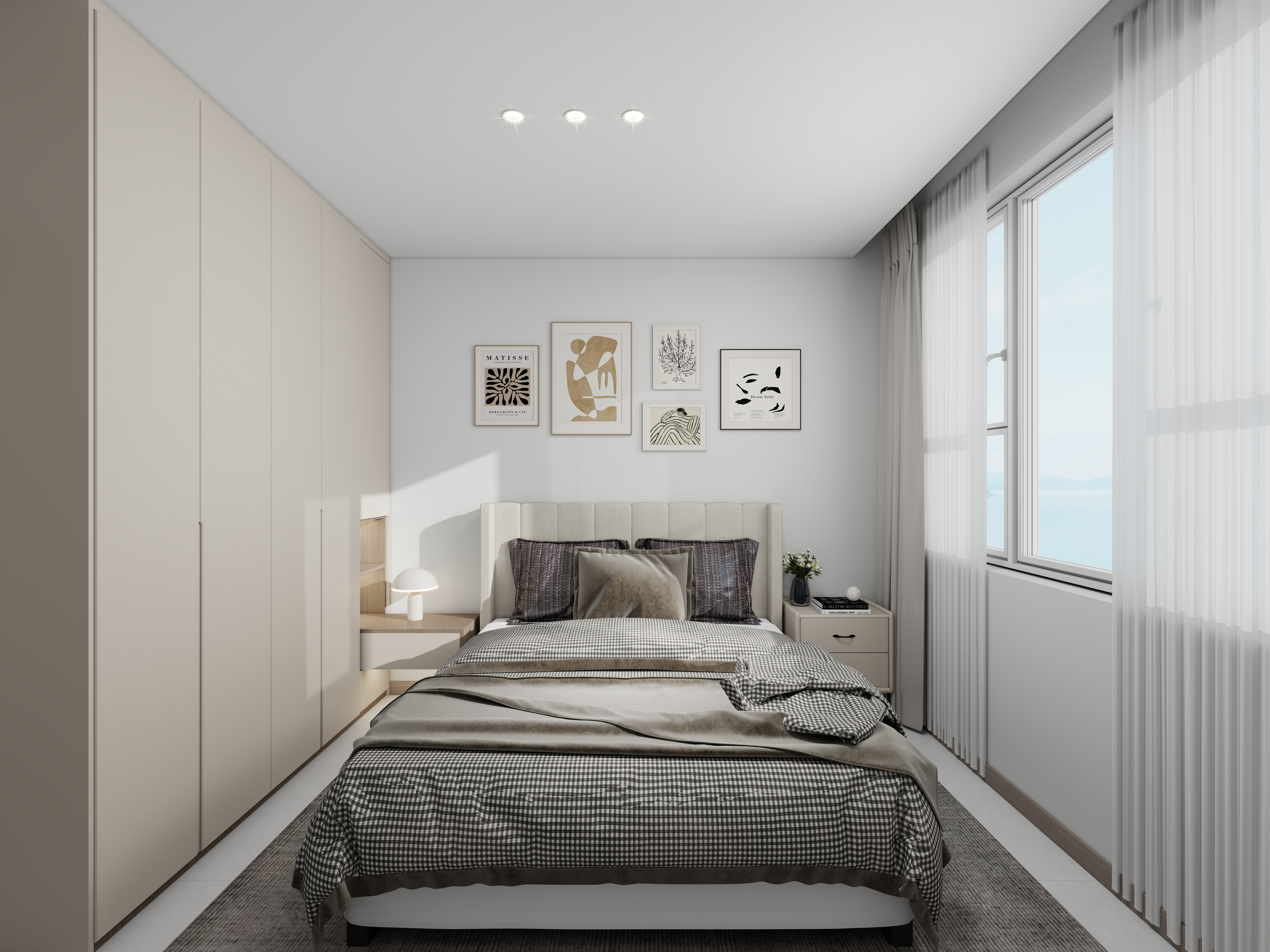 艺雅丽-65平原木现代简约 一层卧室装修效果图第1张