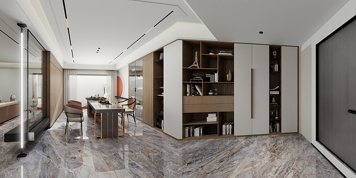 山止川行空间设计丨程宇鹏-长安麓府1-1-102 南区下跃朱先生-副本-装修设计方案