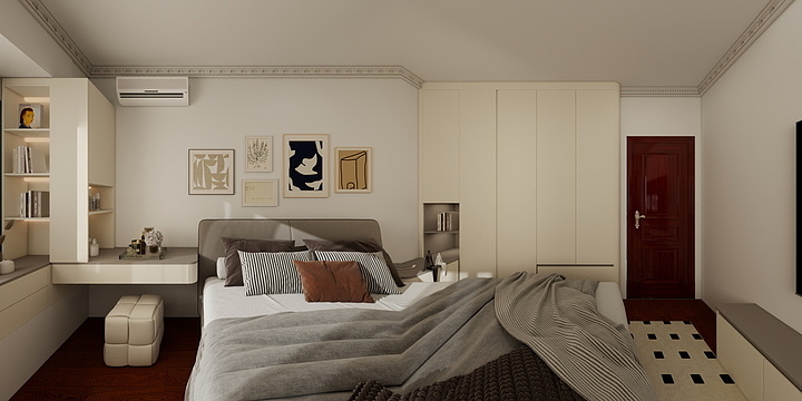 全屋定制谢工-中海红树湾3B1601-装修设计方案