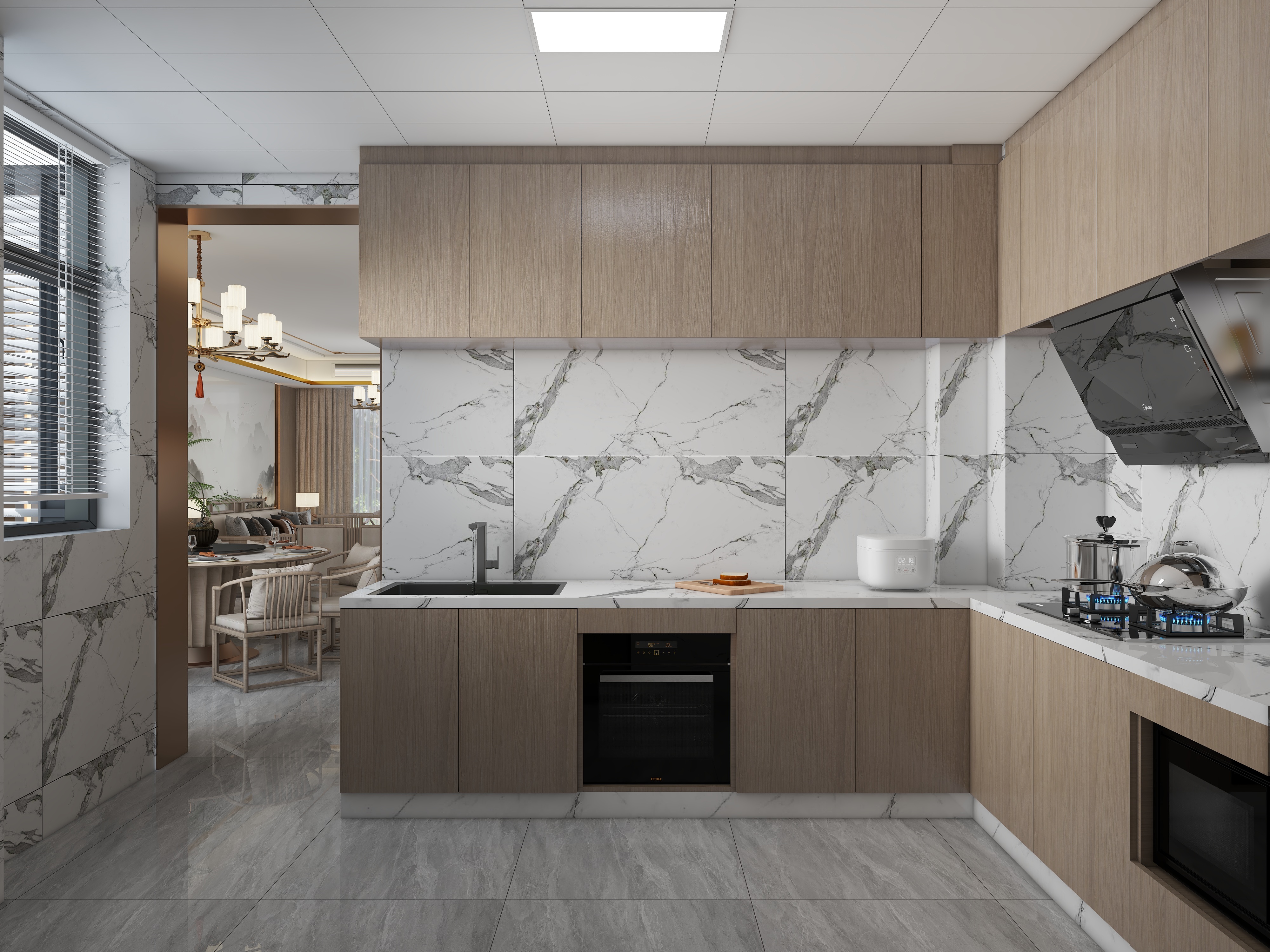 汐墨--XMDesign-新中式装修效果图