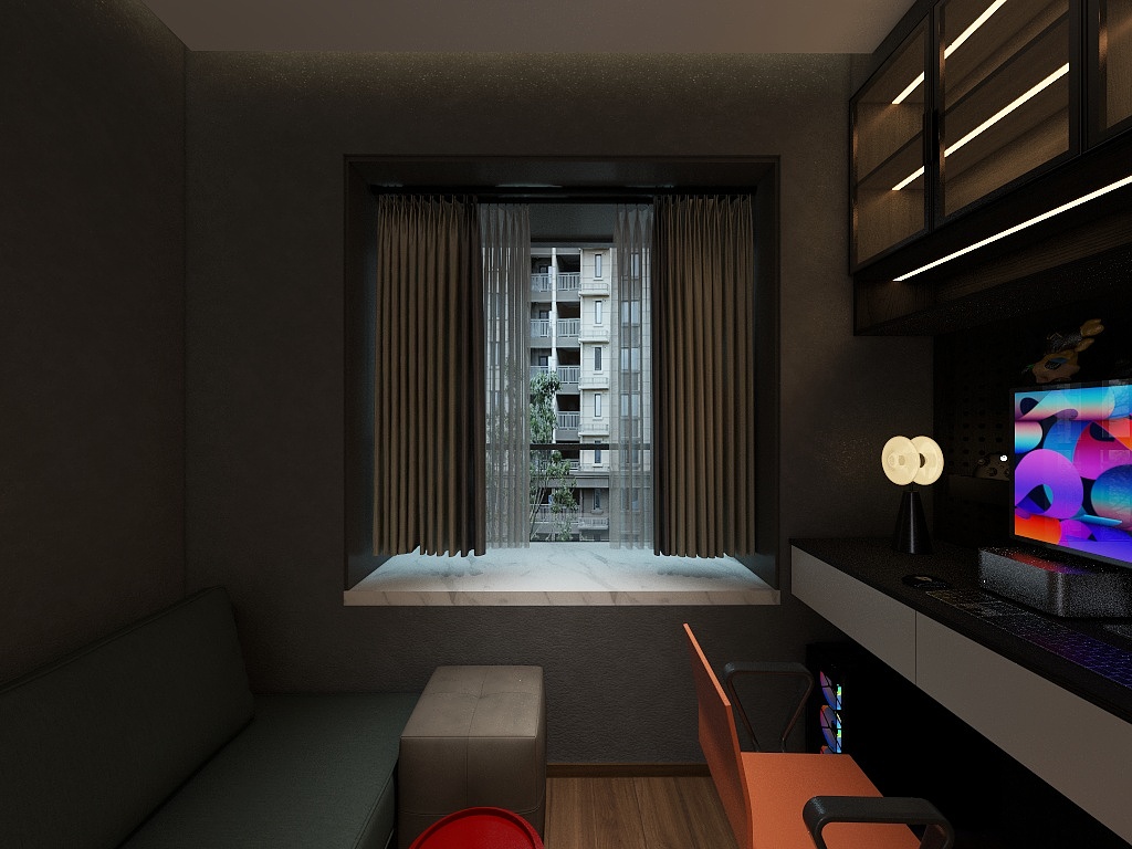 甘肃金昌北创空间设计-电竞房-装修设计方案