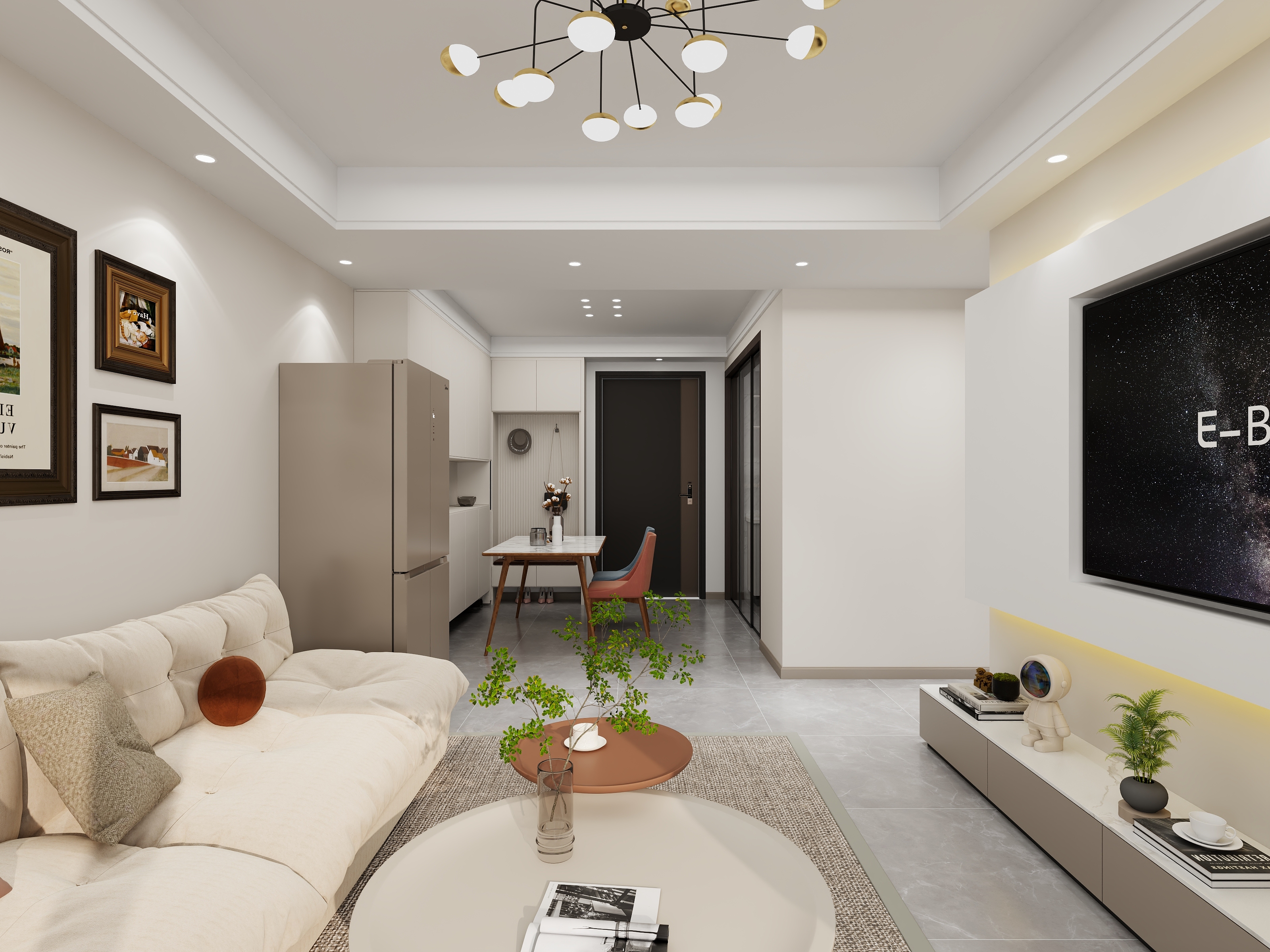 勤劳的小蜜-君越府94㎡3室-装修设计方案