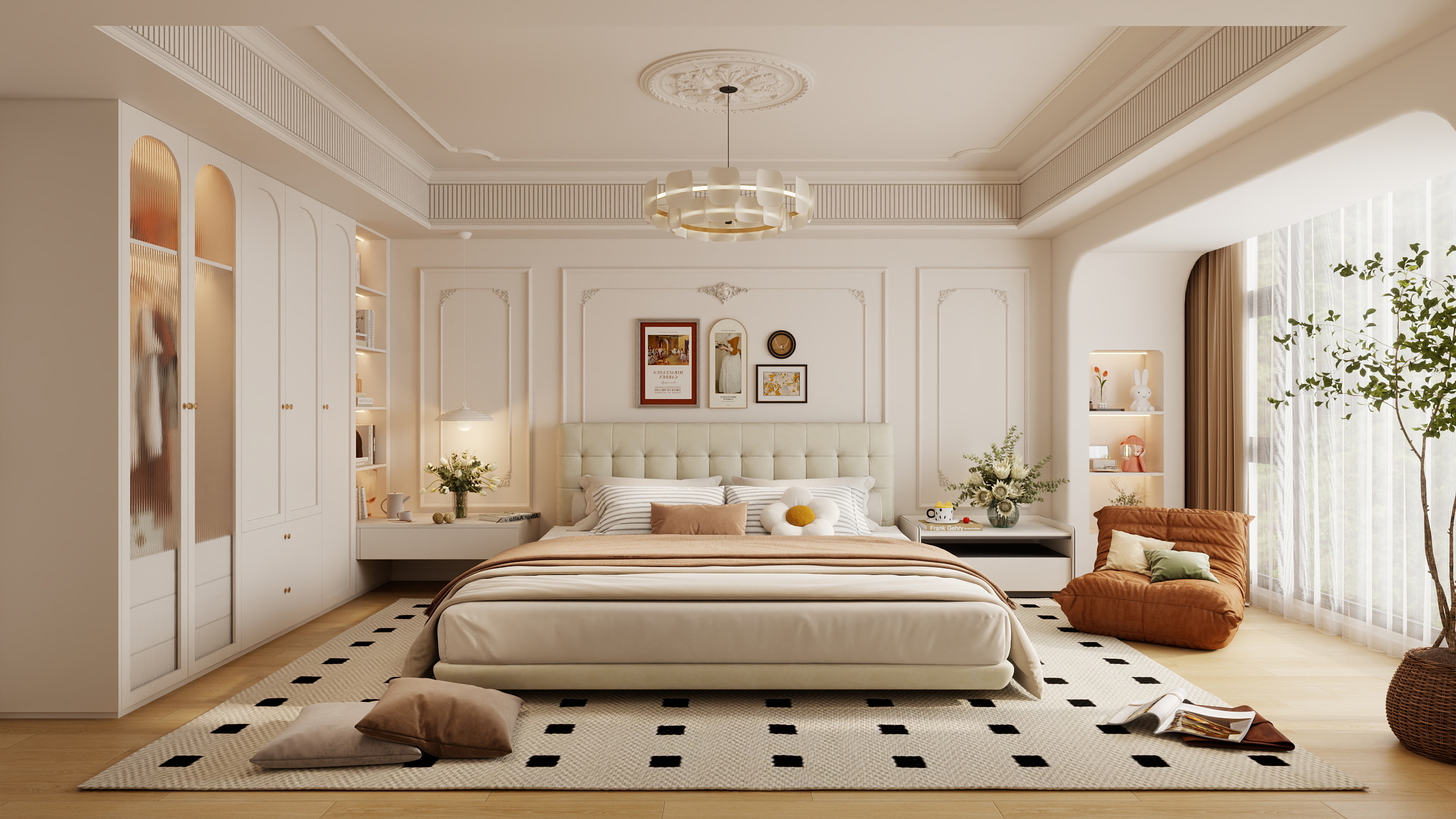 东方甄选.-北京-万科-法式奶油风格-陈小姐2024.9.5-装修设计方案