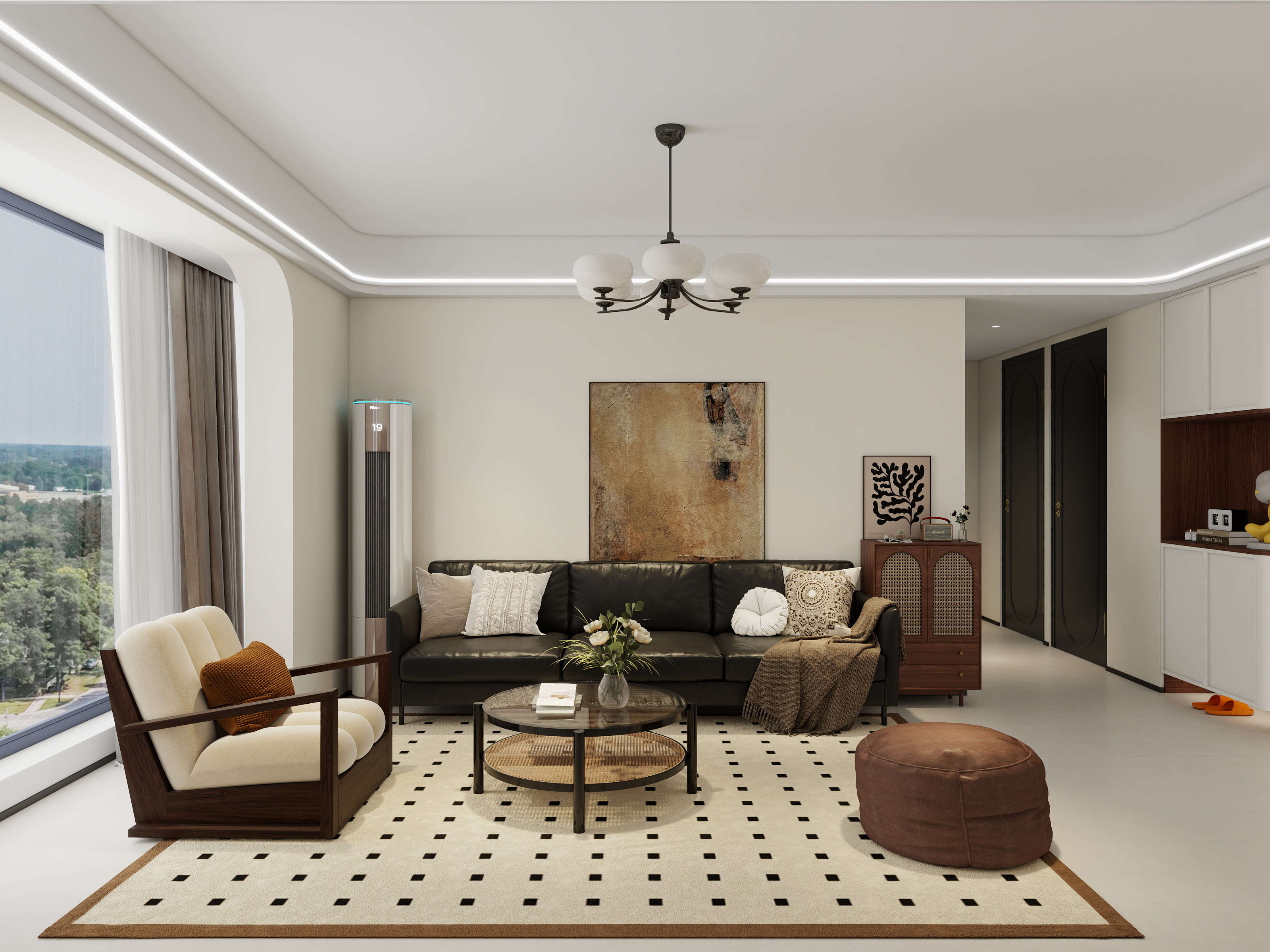 隆锅锅呀-金色名门12-1-1301-装修设计方案