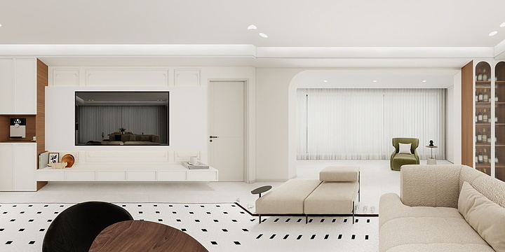 Anju设计-轻法式风格案例-装修设计方案