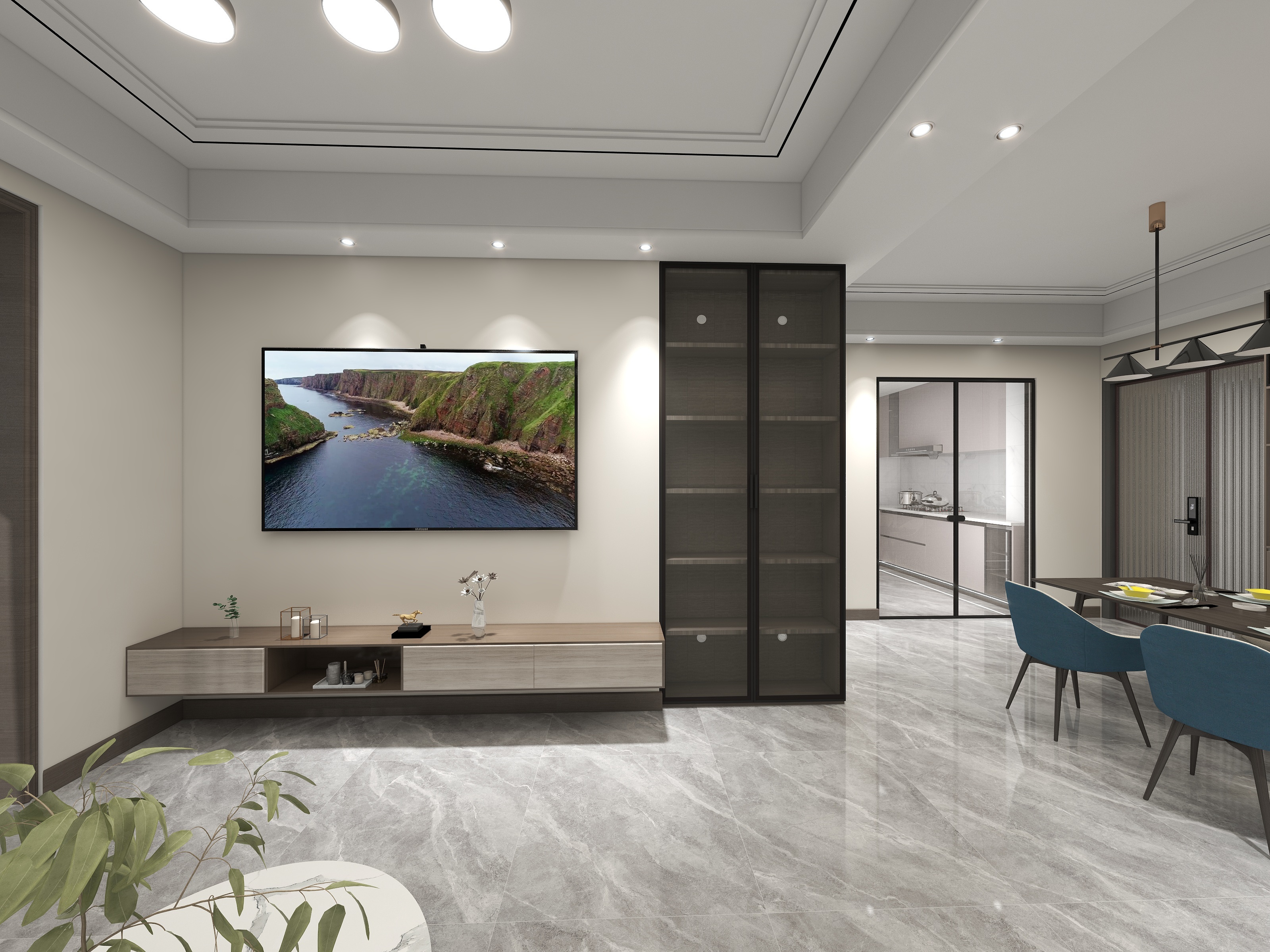 大大头菜-东鑫中央公园82㎡2室-装修设计方案