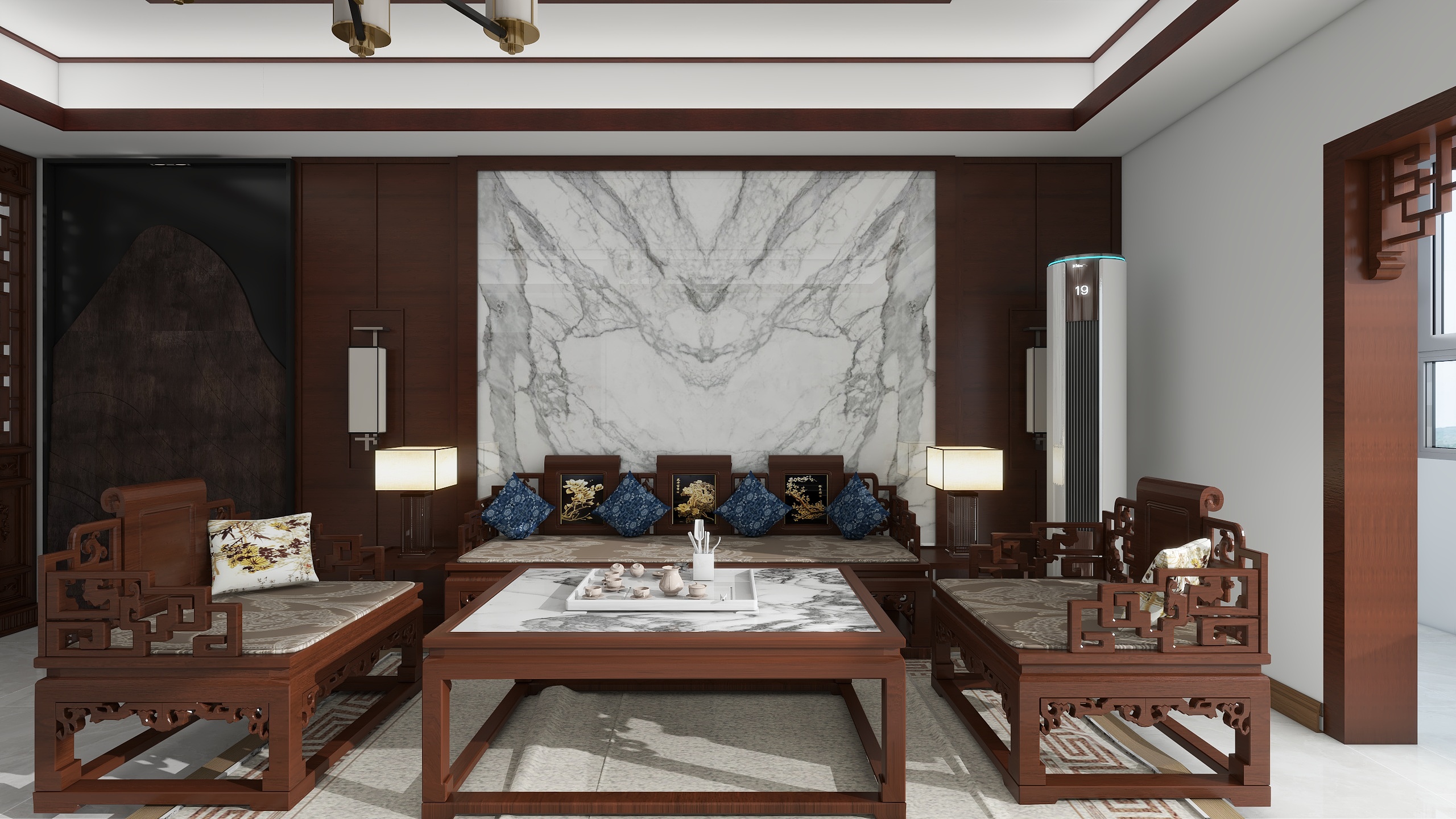 讲风-峰峰新城佳园装修效果图