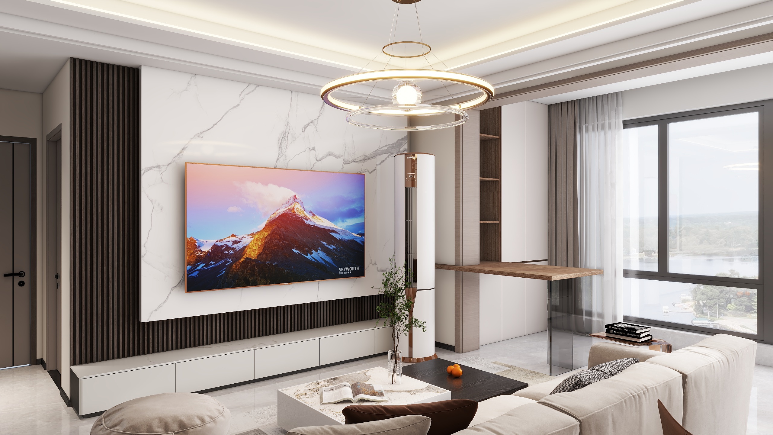 青白江欧曼家居-中交凤凰华府111横厅易姐-装修设计方案