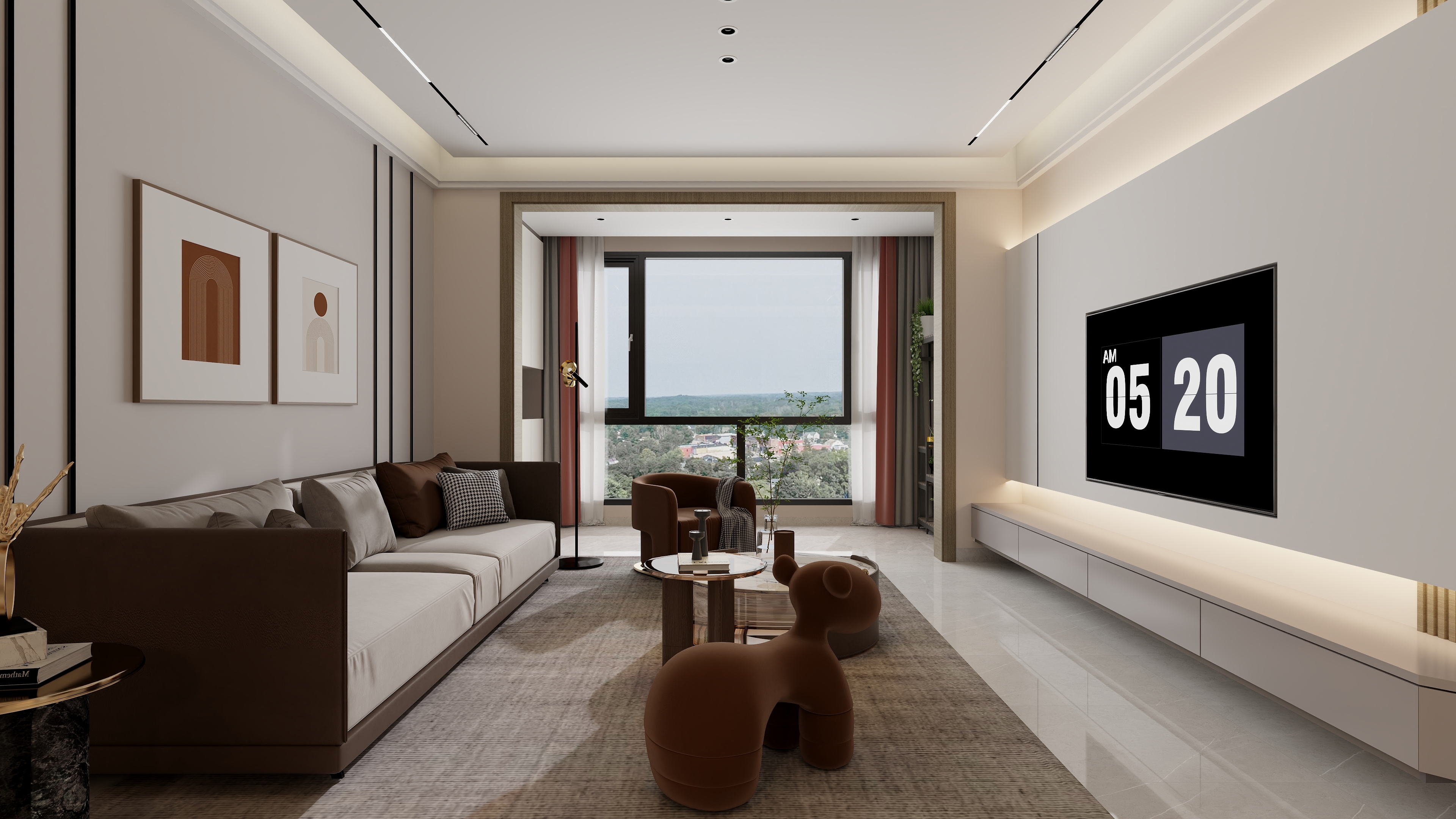 室内设计RscI-136㎡3室-装修设计方案