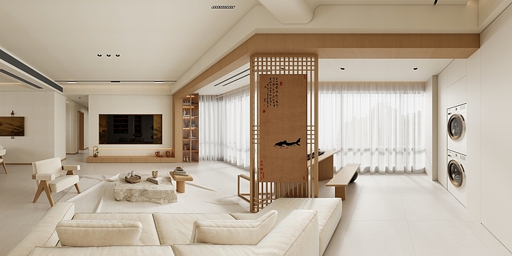 驭方设计师王鹏-原木奶油-装修设计方案