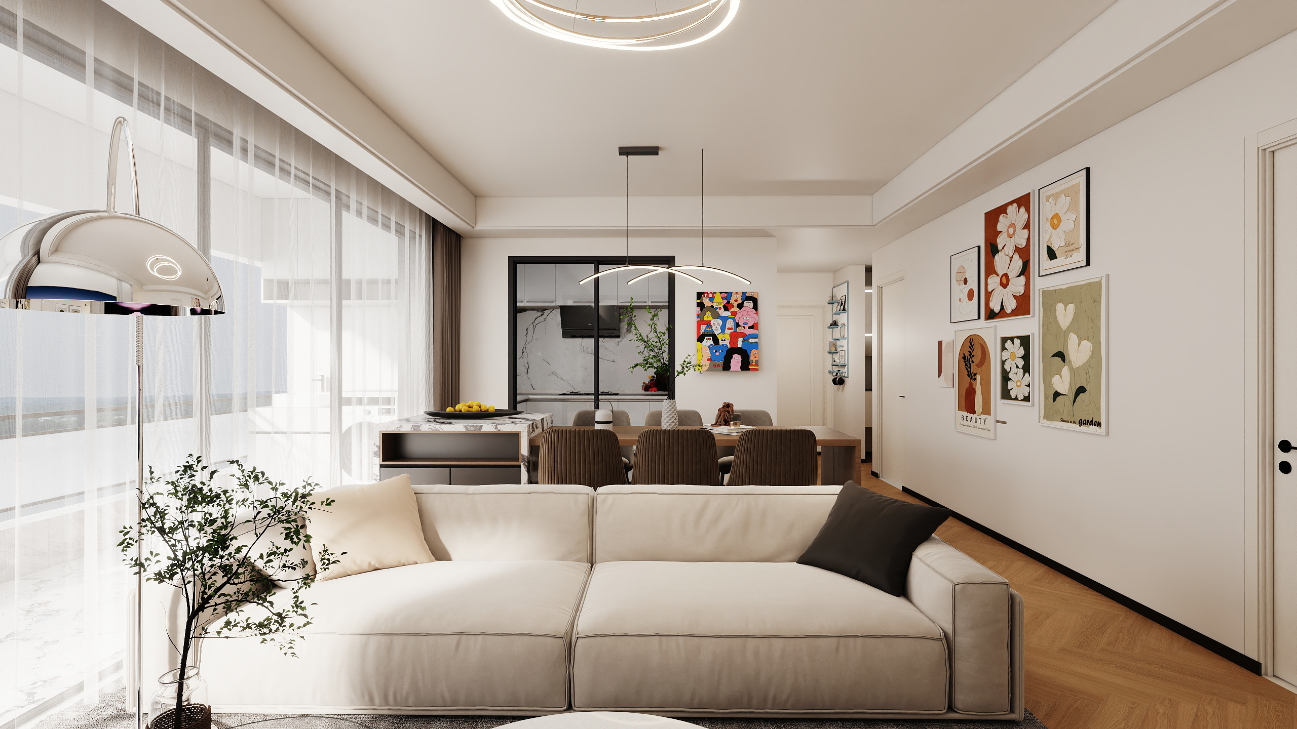 @-@JIANG-四室两厅两卫-.dwg-装修设计方案