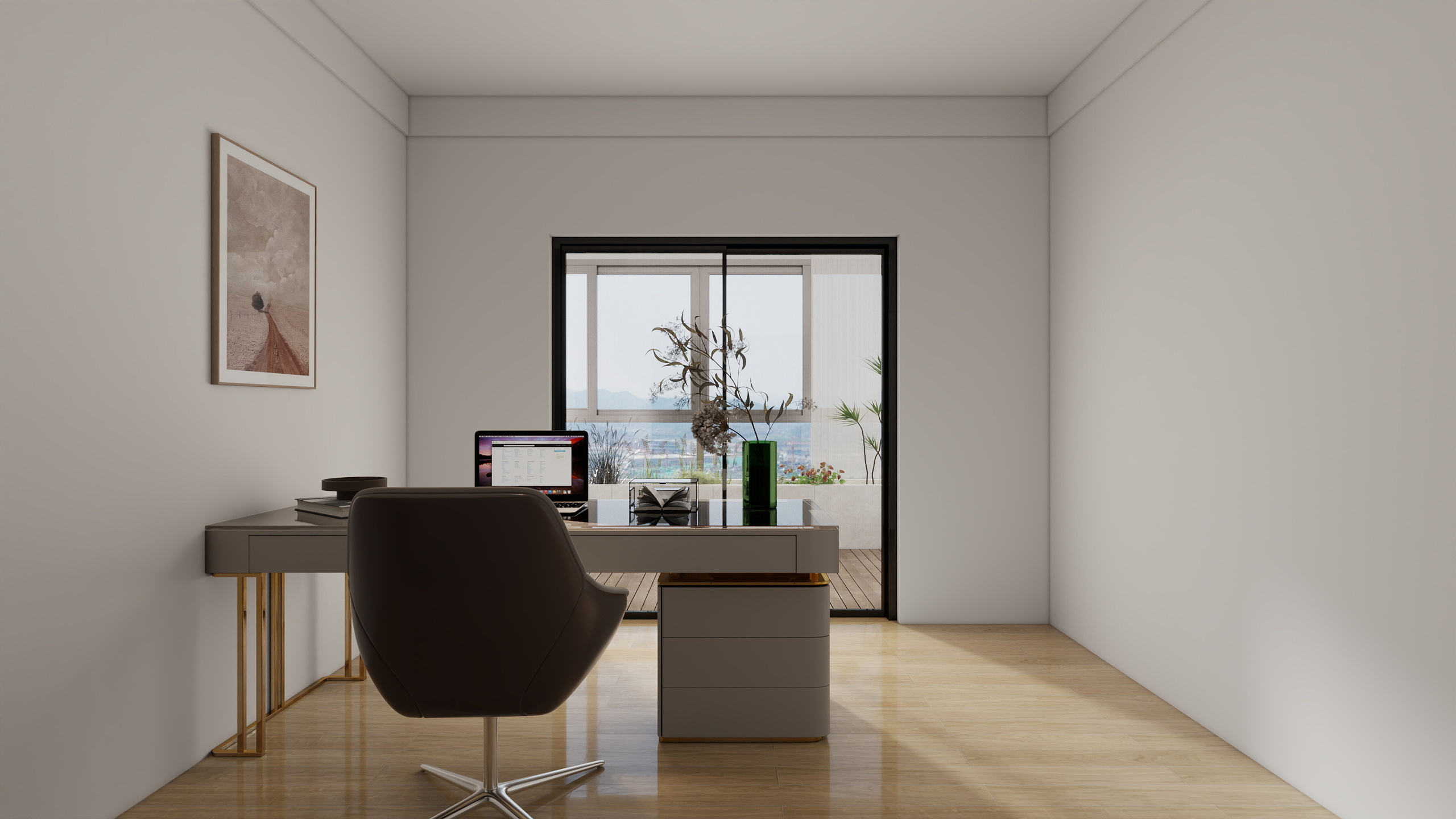 陆地蝉-龙城府邸120㎡3室装修效果图