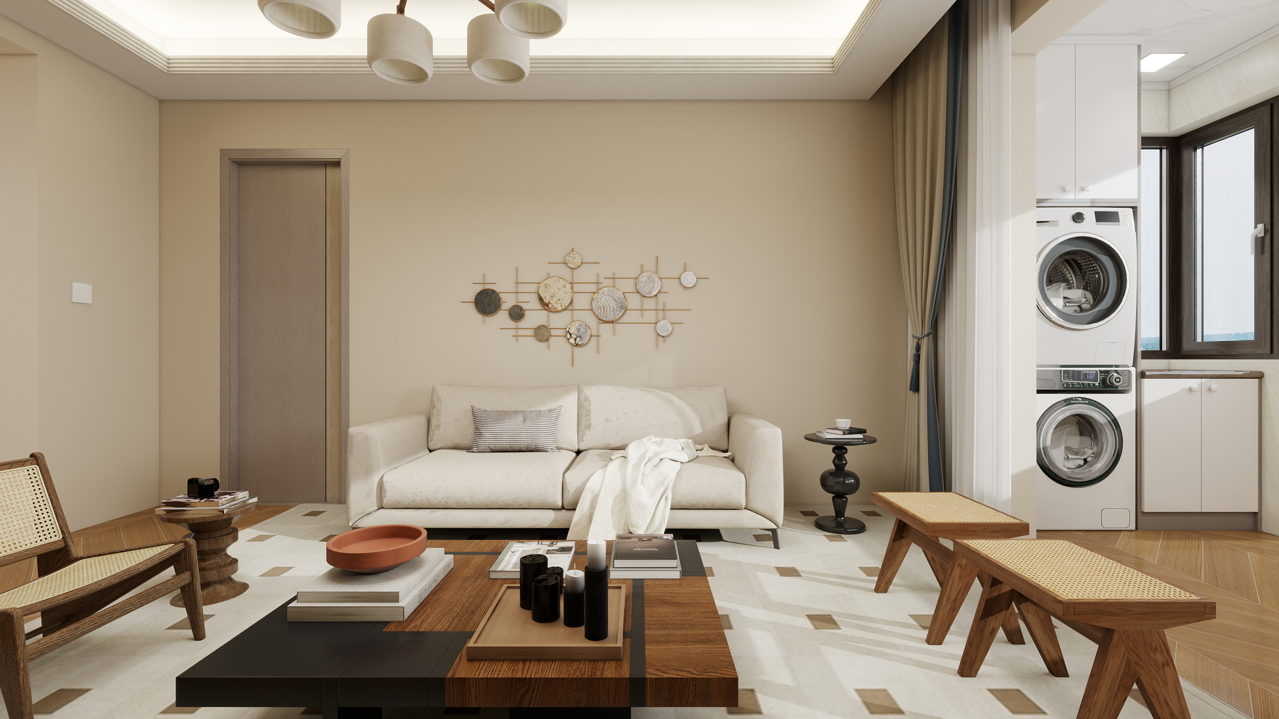 不出新手村的匠人-翔宇花园小区102㎡3室-装修设计方案