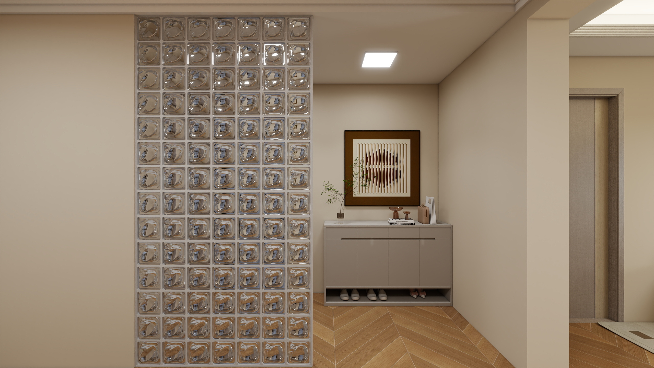 不出新手村的匠人-翔宇花园小区102㎡3室装修效果图