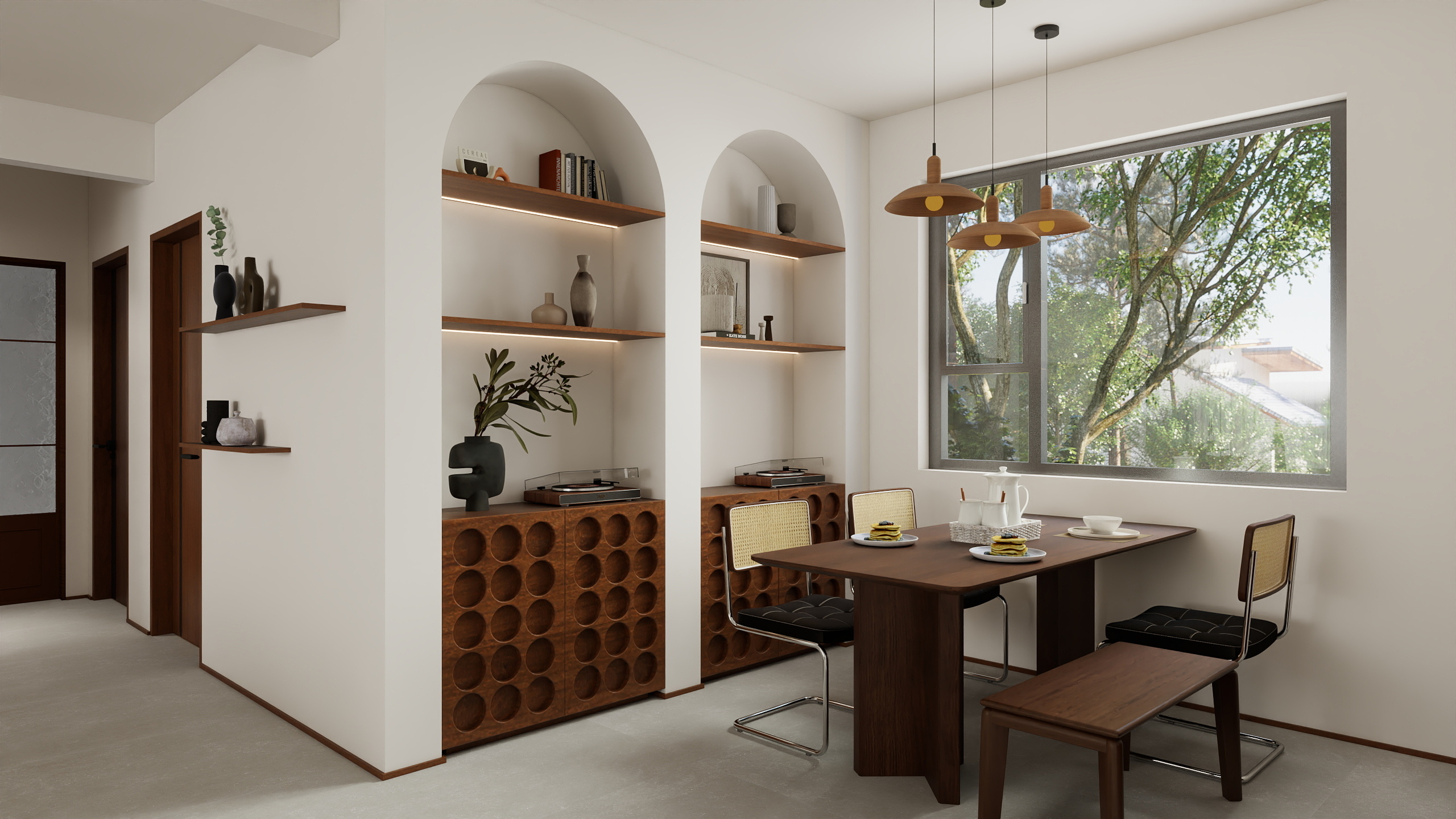 hiamyeoo-侘寂风131㎡3室装修效果图