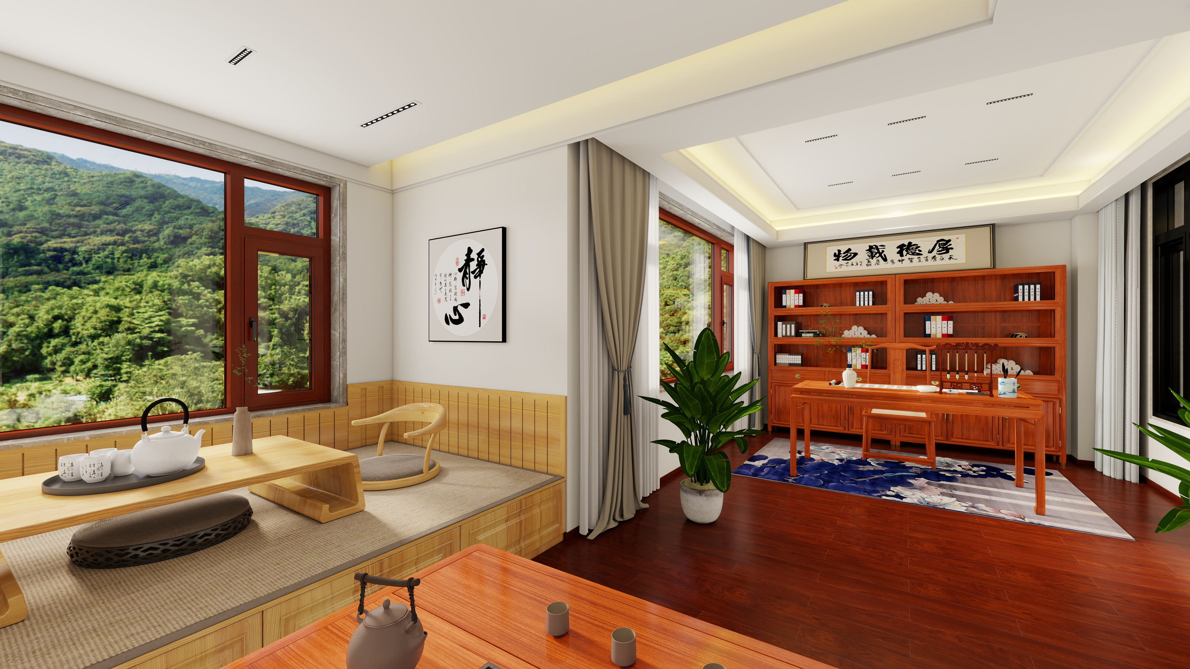 辉哥爱你们没商量-中海莱茵东郡-一期127㎡1室-装修设计方案