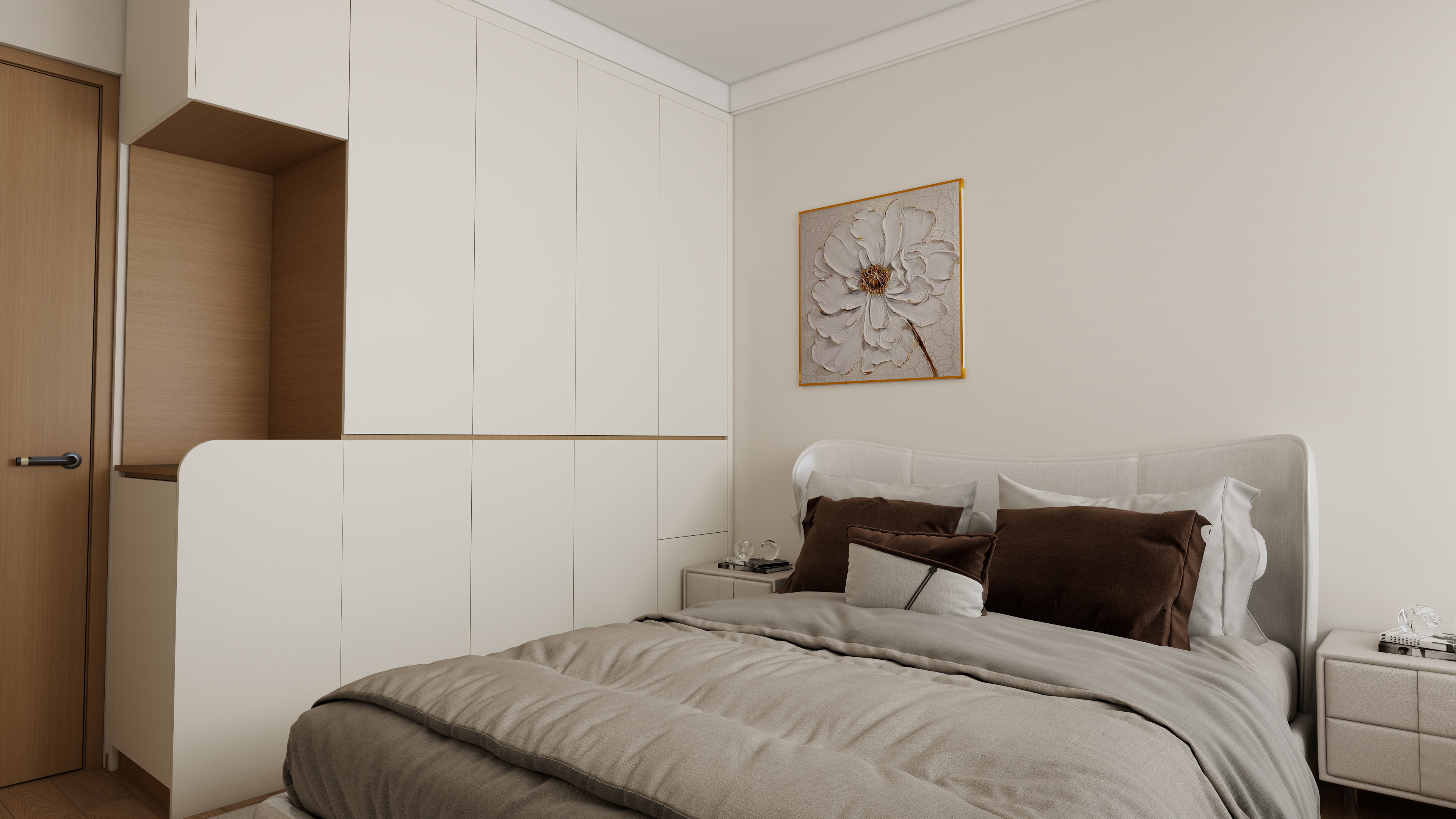 -辞忧-90㎡3室装修效果图