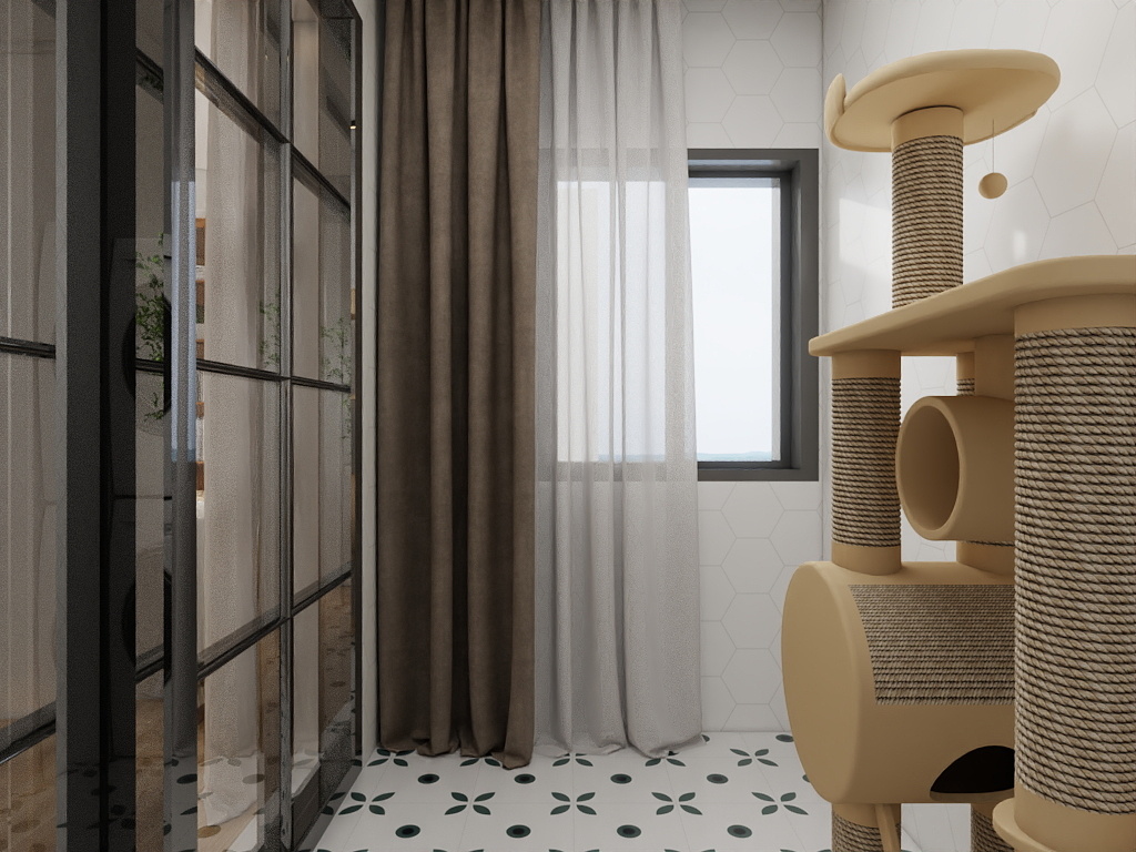 共振设计崔-海德公园81㎡2室-装修设计方案