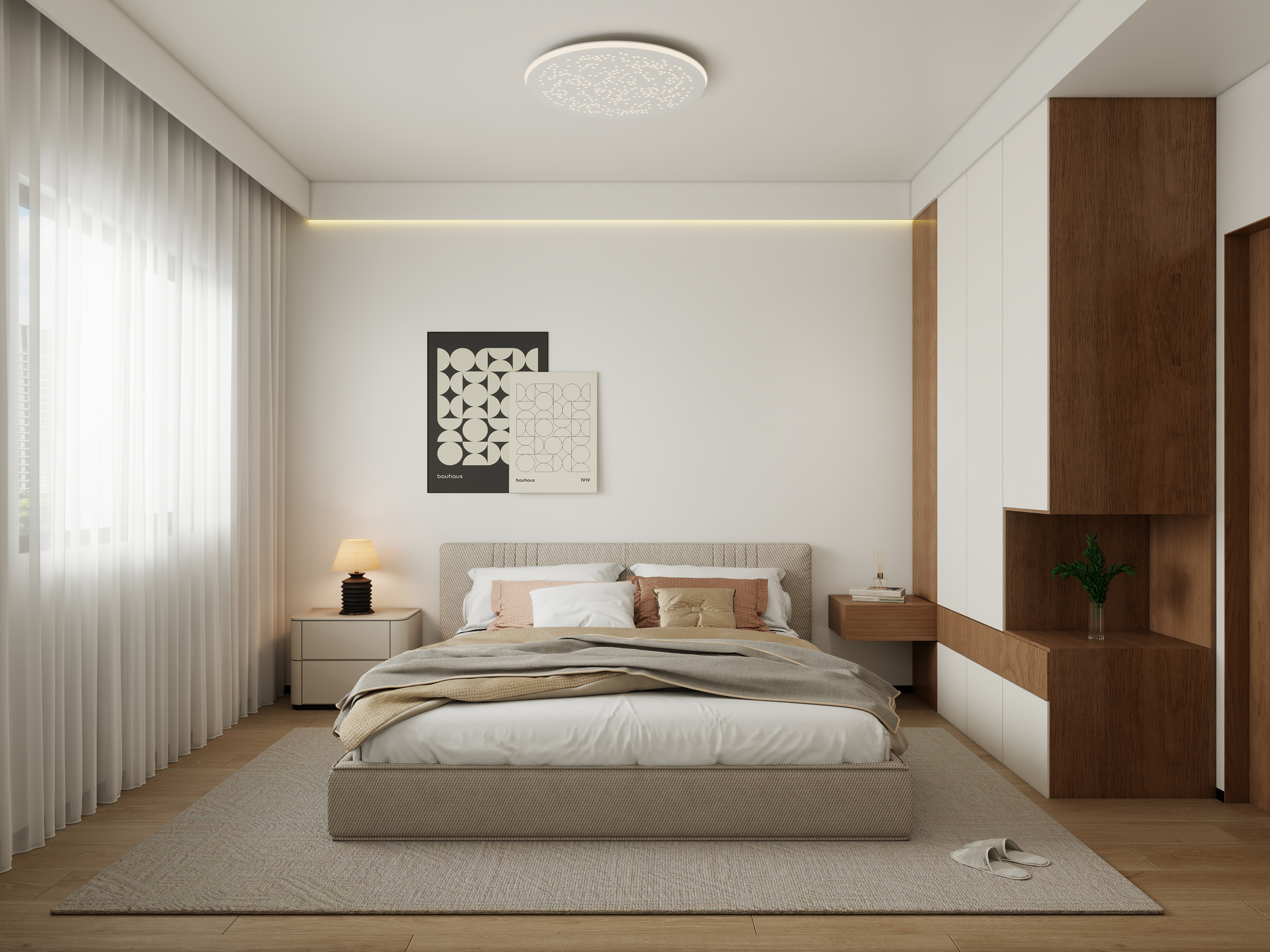 XX-DESIGN-92㎡2室装修效果图