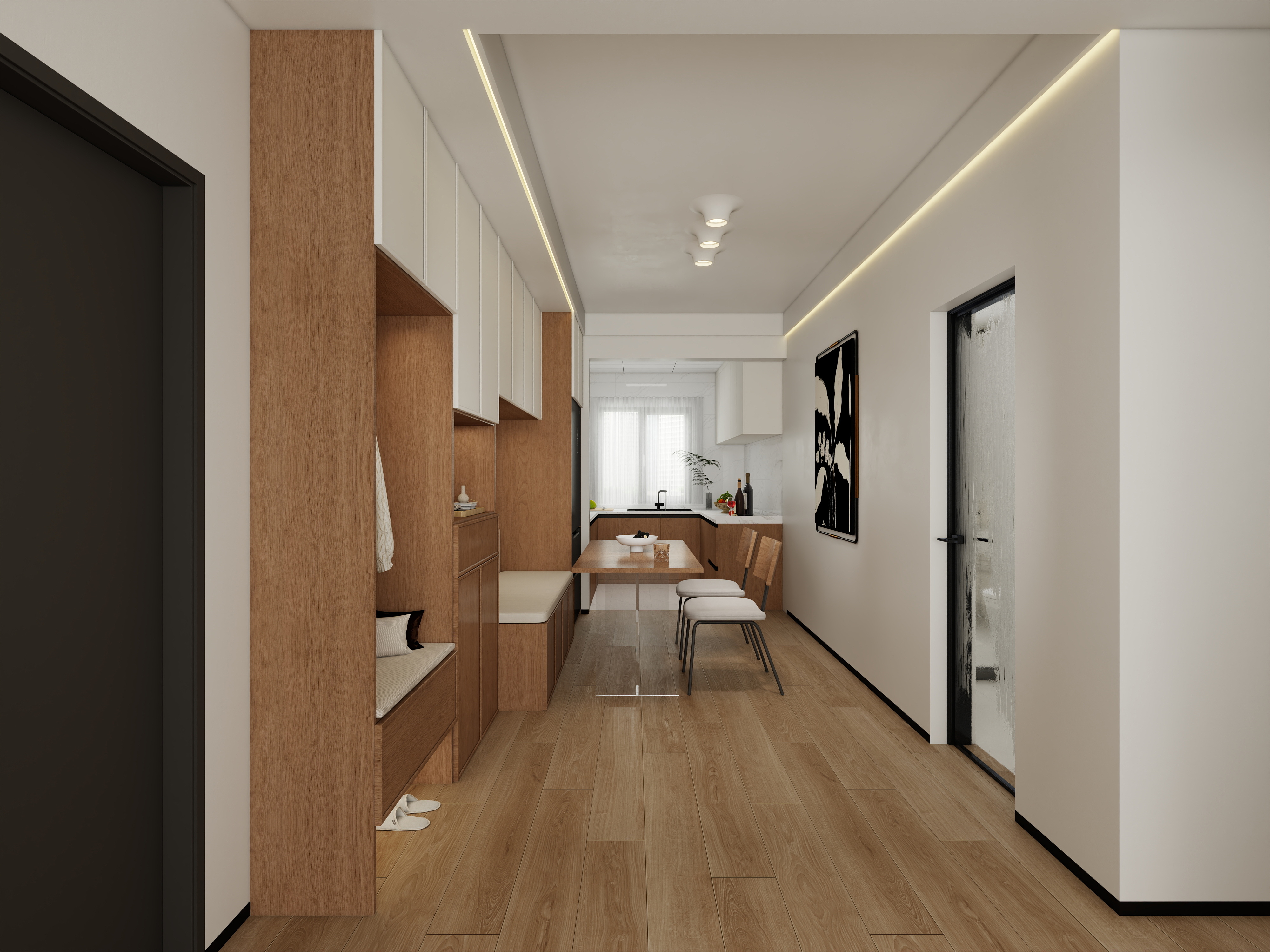 XX-DESIGN-92㎡2室装修效果图