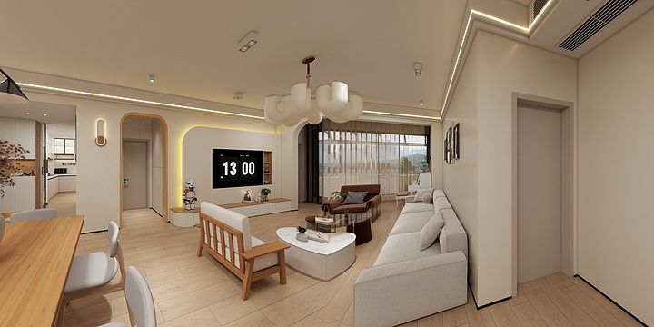 劉烨设计-九重院6栋一单元205-01-装修设计方案