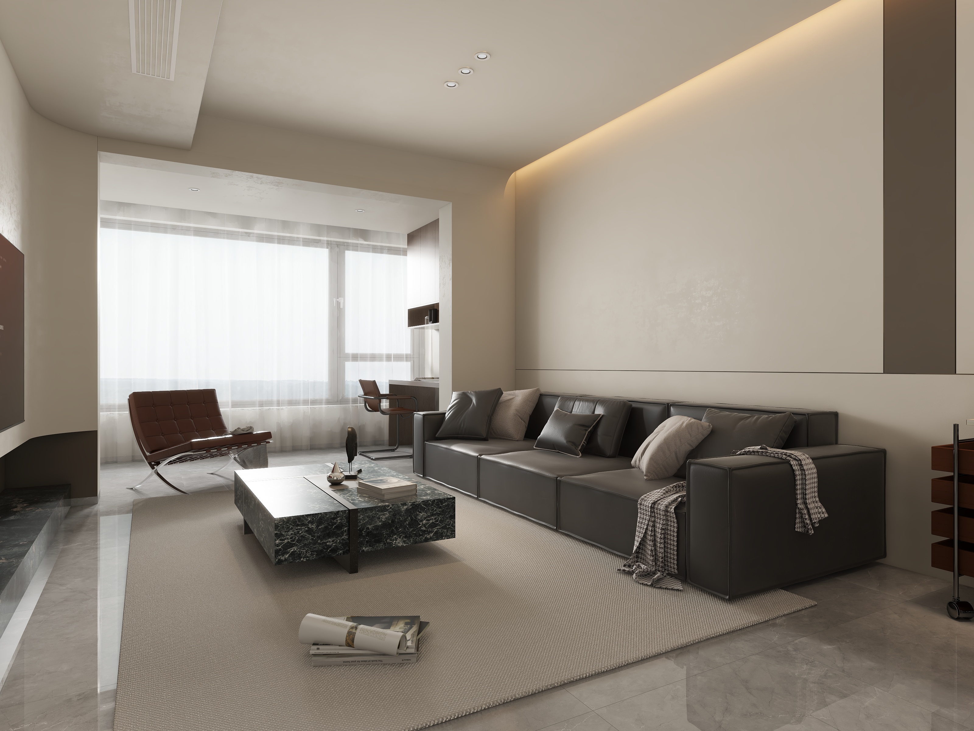 可罗贝克-江山印104㎡3室-装修设计方案