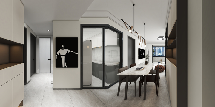 吴岸设计-黄金生态城33#1-201-装修设计方案