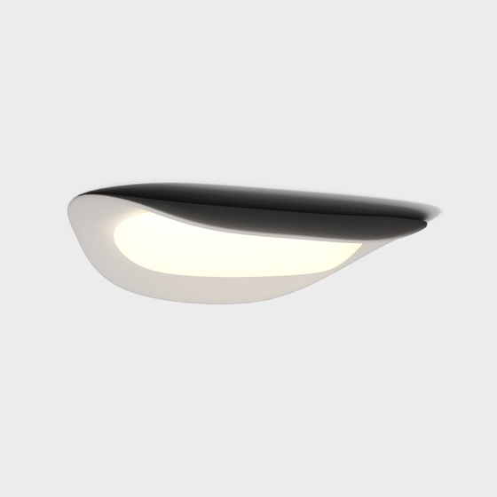 Bend Edge Ceiling Light in Gray