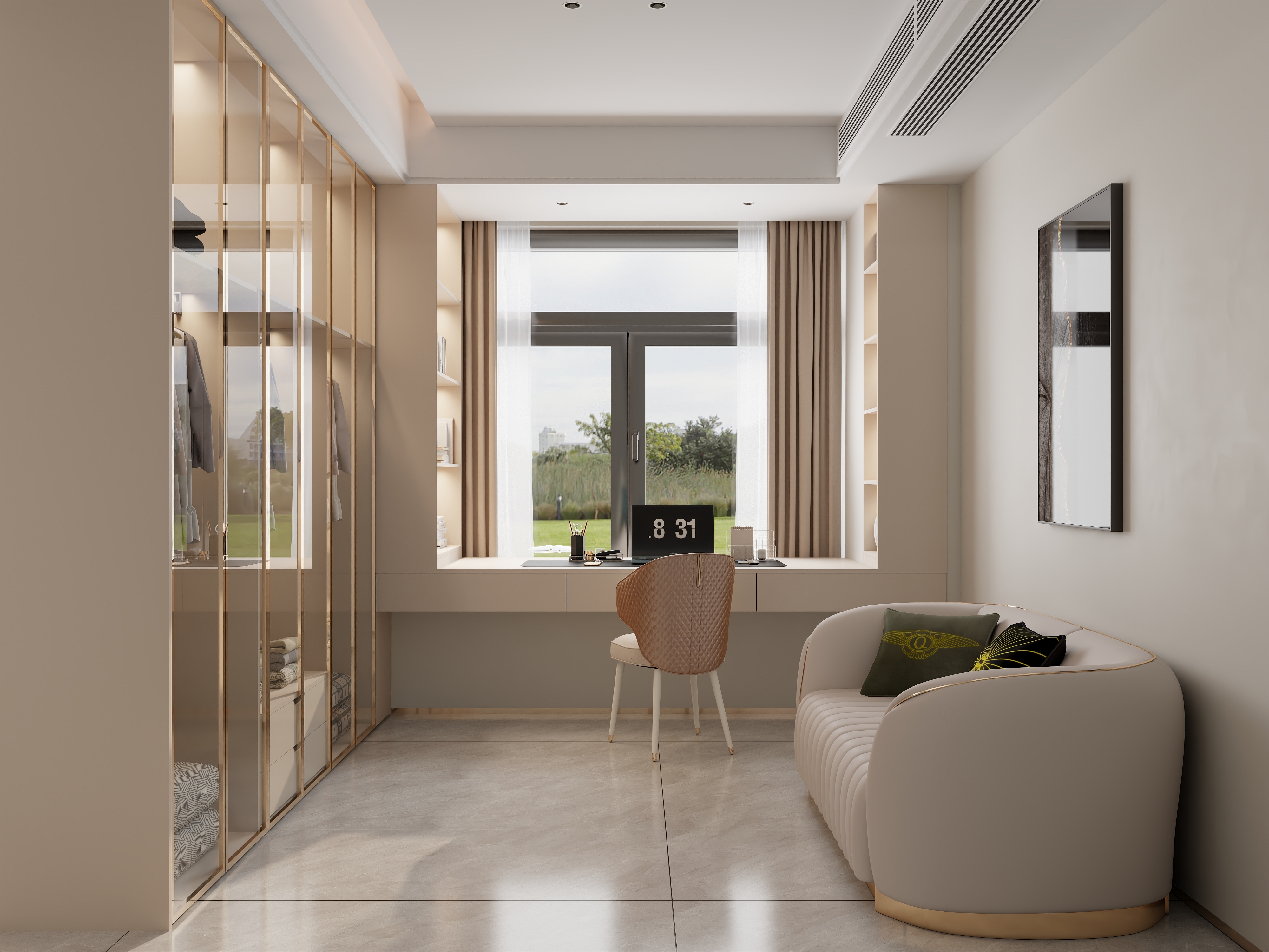 十分视觉设计-黄沙自建房主人房.dwg3-装修设计方案