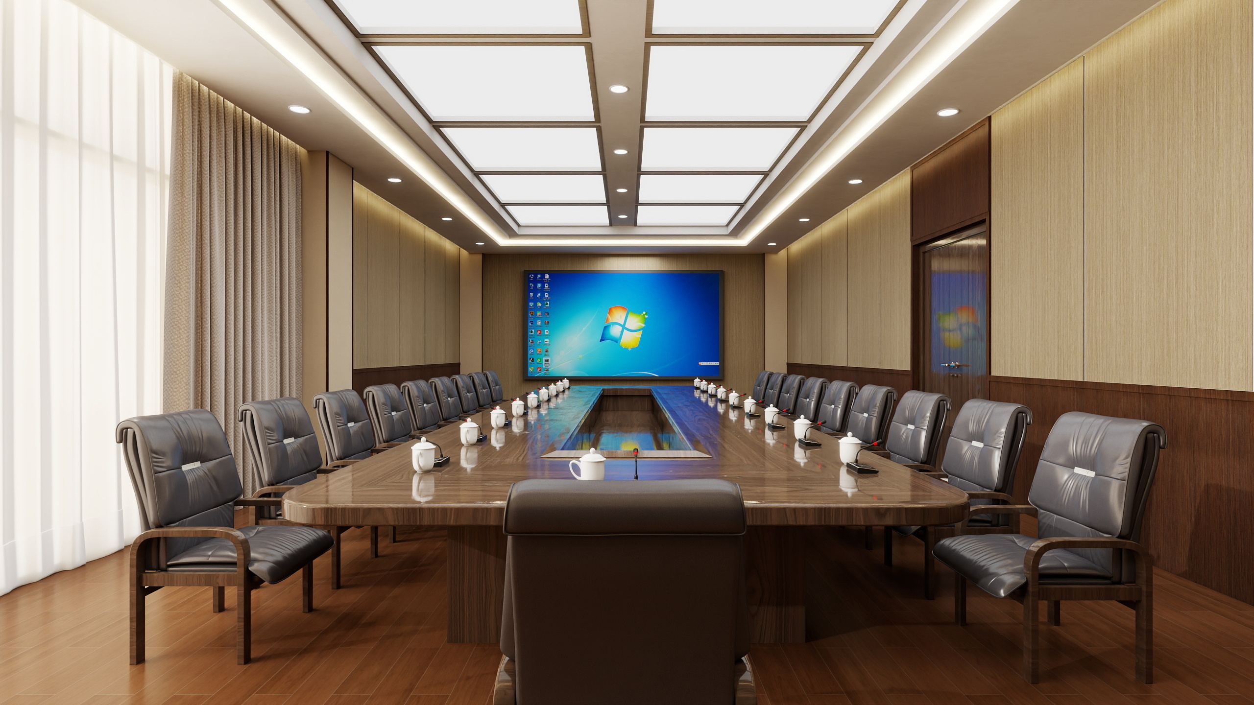  lee7-大会议室-9.7-装修设计方案